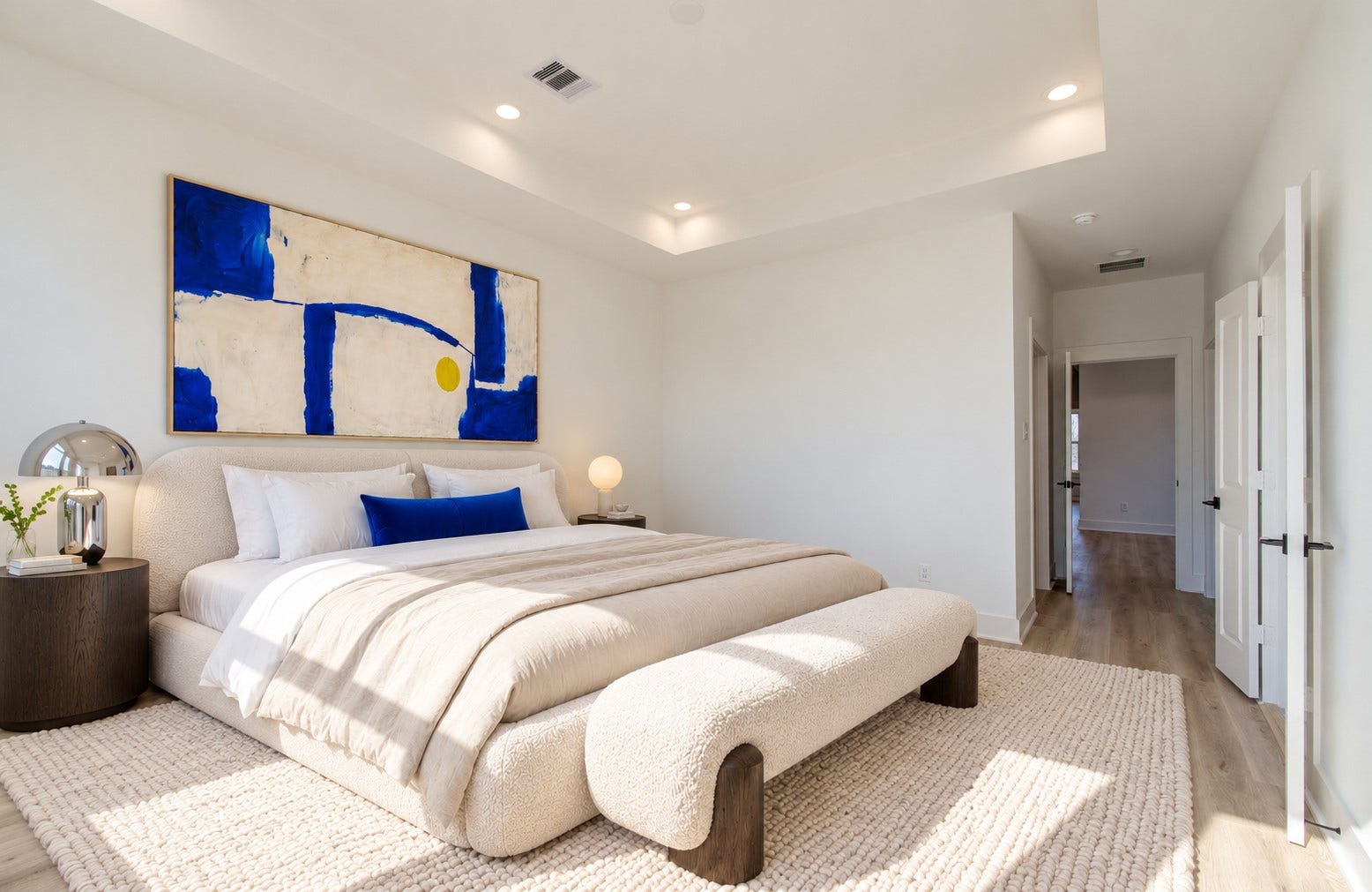 4425 Providence Street, Houston, TX 77020 The primary bedroom connects directly to its bath, bringing your sleeping space and daily routine together in a suite with room to comfortably settle in. Virtually staged.
