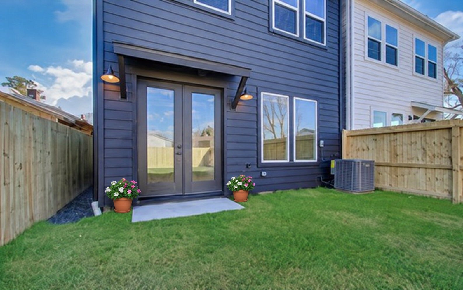 4425 Providence Street, Houston, TX 77020 French doors connect the first-floor living area directly to the backyard, making it easy to take dinner outside or open up the house when the weather is too good to stay in.