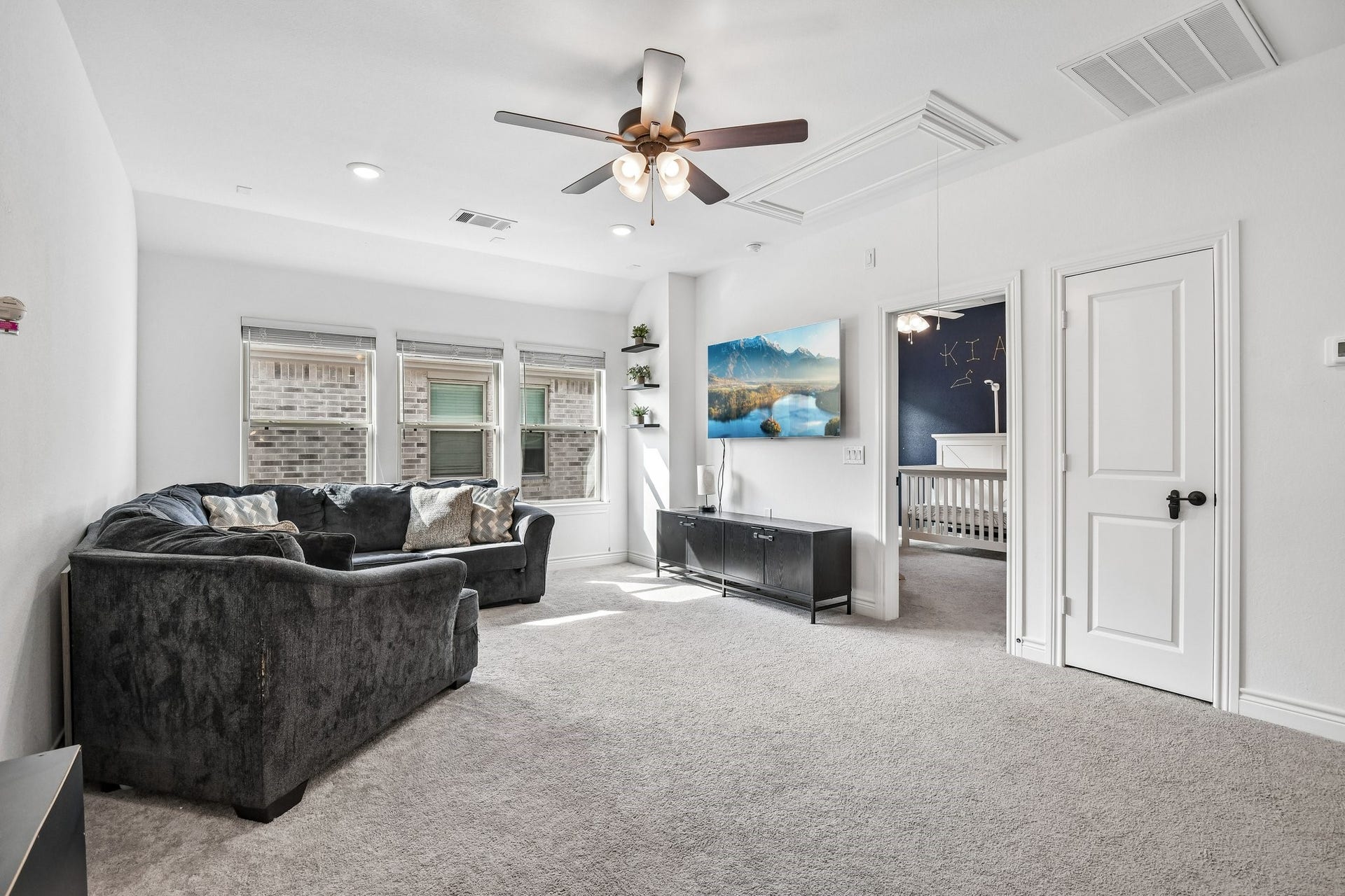 24110 Hawthorn Breeze Way, Katy, TX 77493 Second game room angle showing the room's size and flexible furniture layout