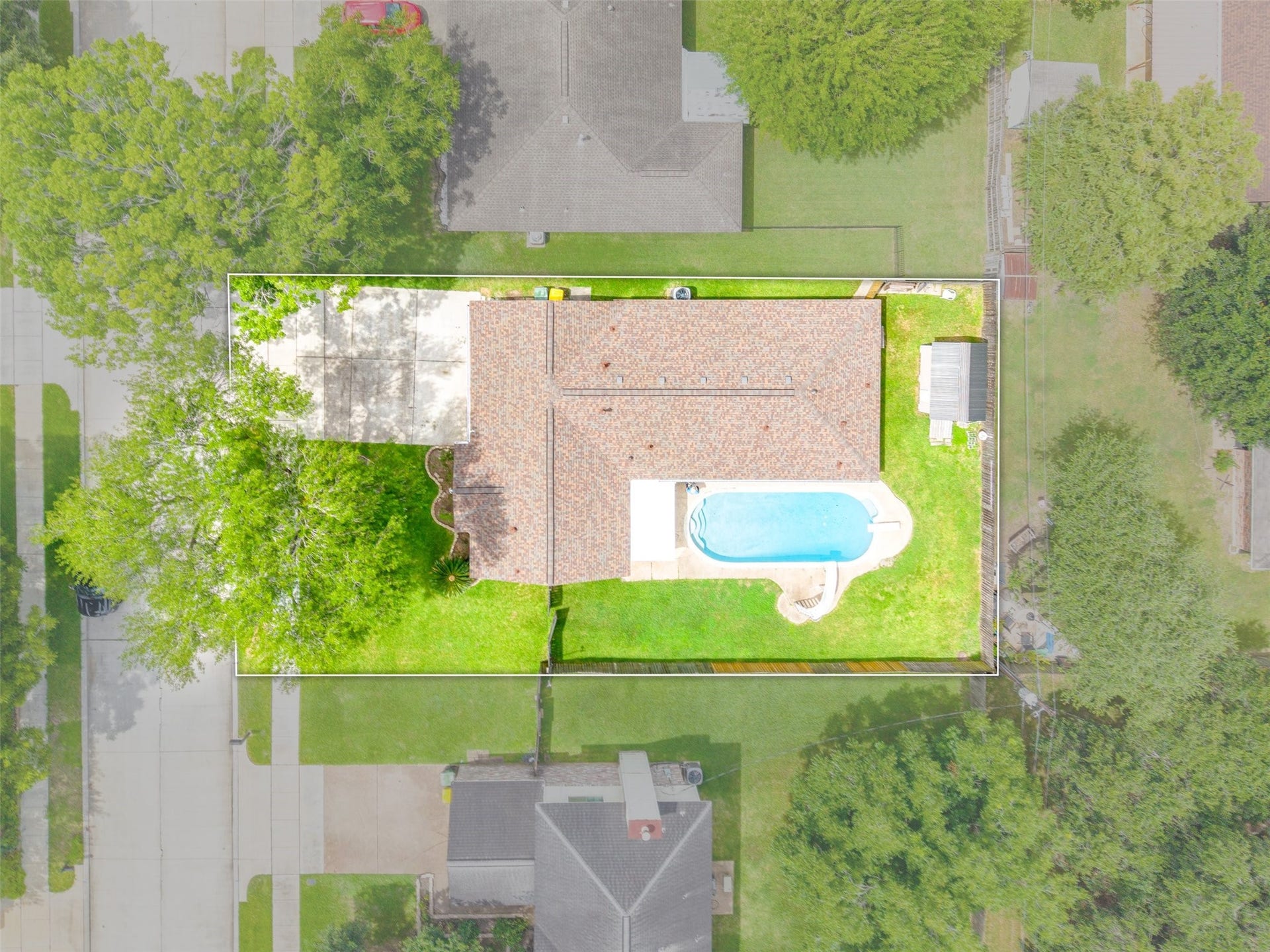 2309 Halbert Drive, Pearland, TX 77581 Aerial View.