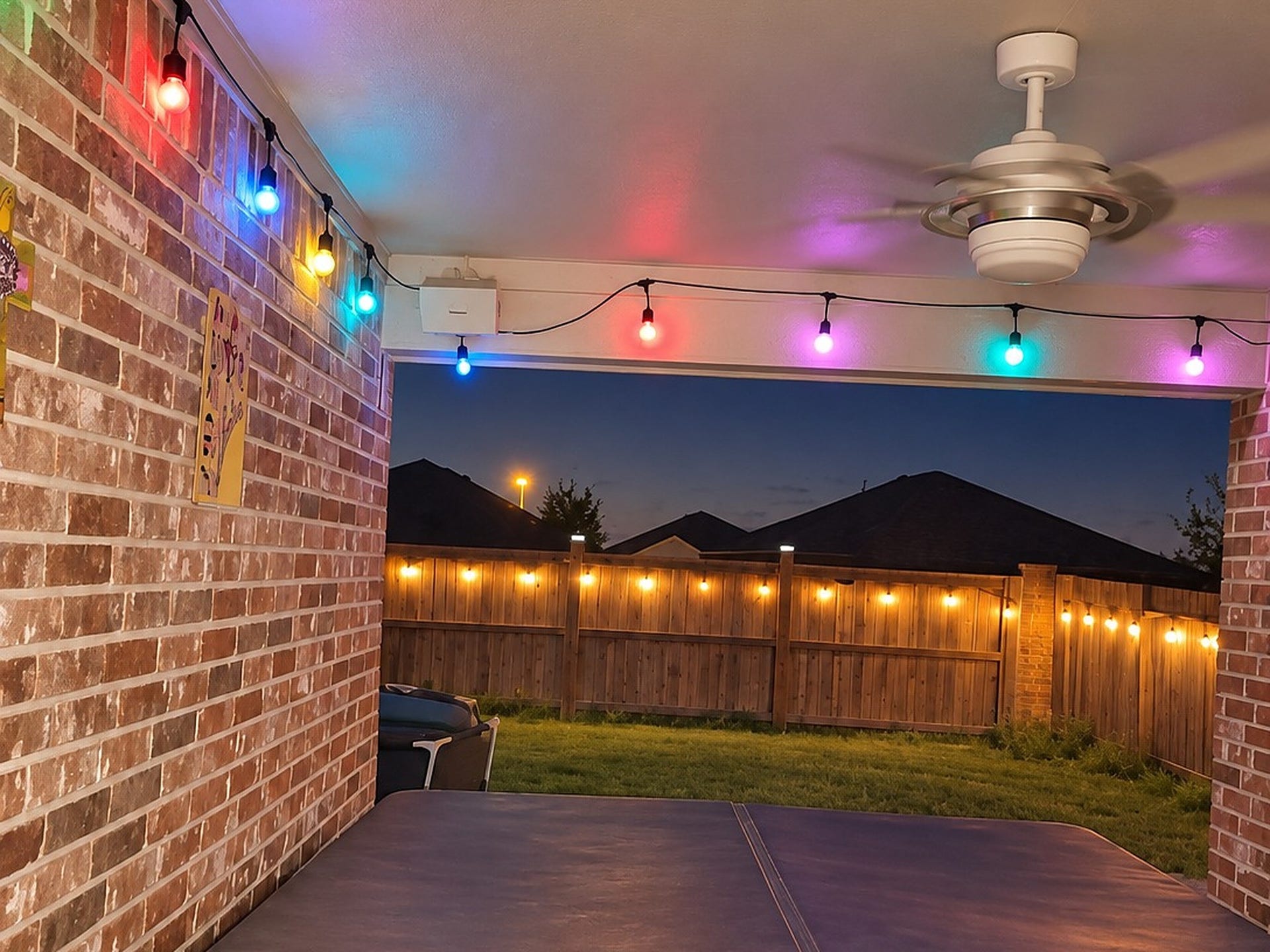 8802 Voyager Drive, Texas City, TX 77591 Hot Tub on Patio