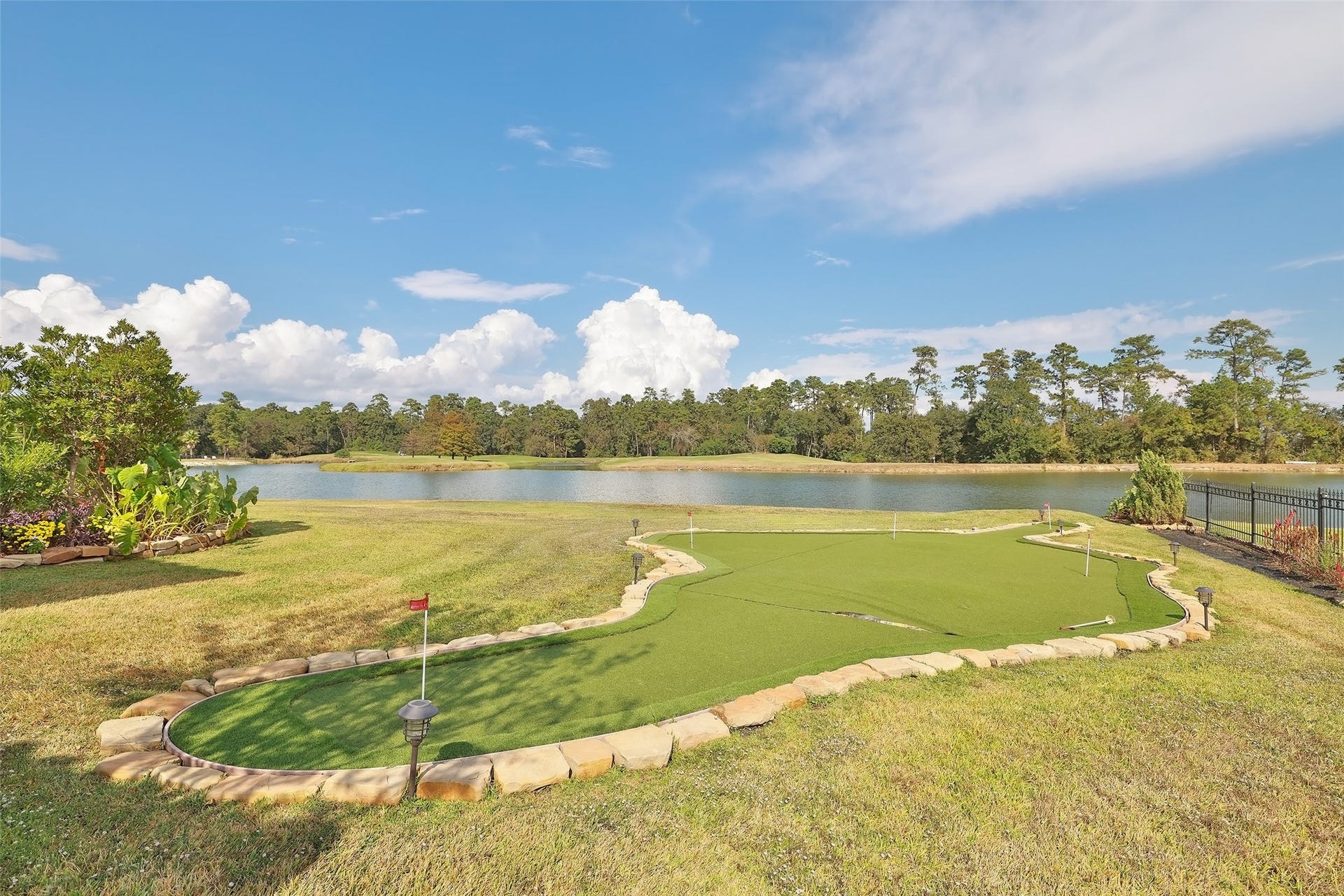 Enjoy your own private putting green.