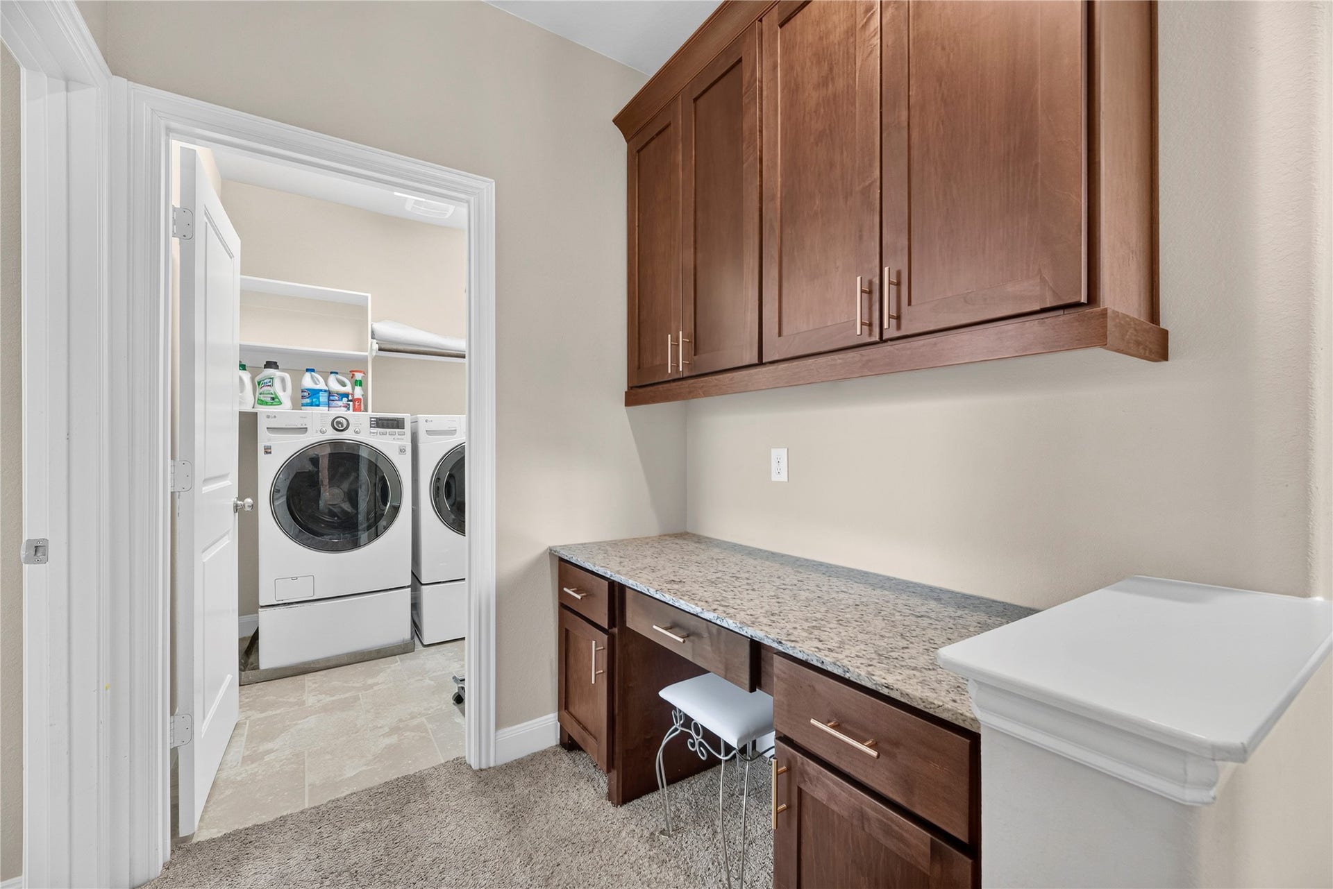 Home command center on the 2nd floor. Utility room is also conveniently located on the 2nd floor as well.