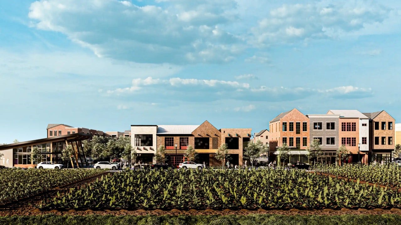 3317 City Heart Avenue, Richmond, TX 77406 Architect rendering of Indigo walkable community.