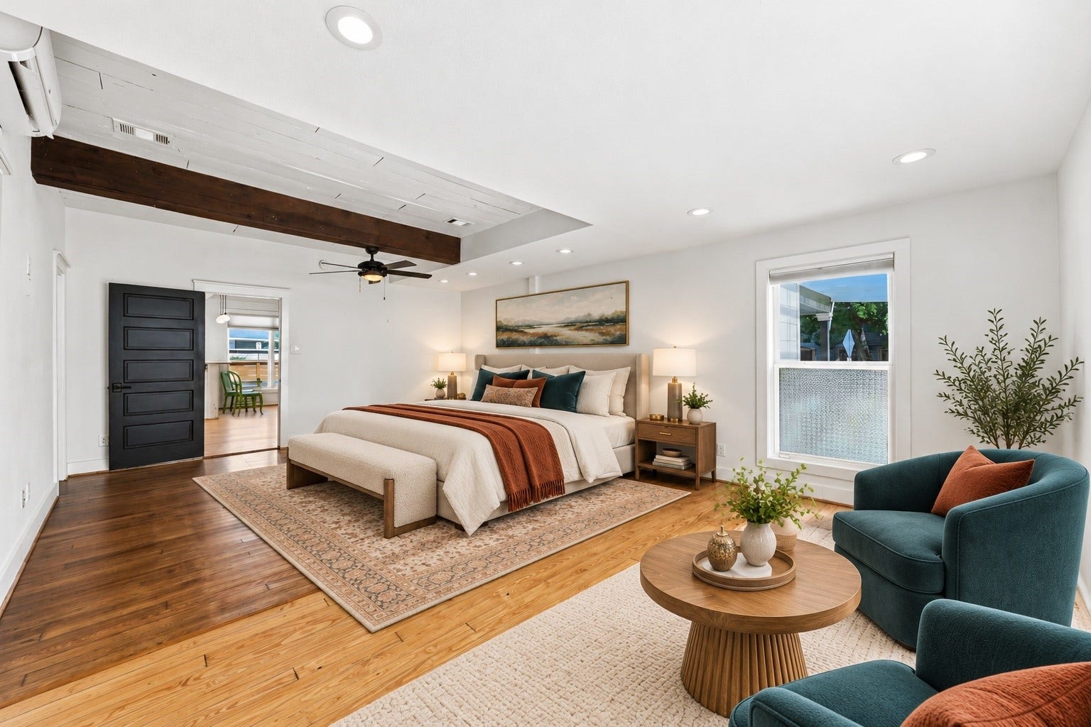 Primary Bedroom - virtually staged