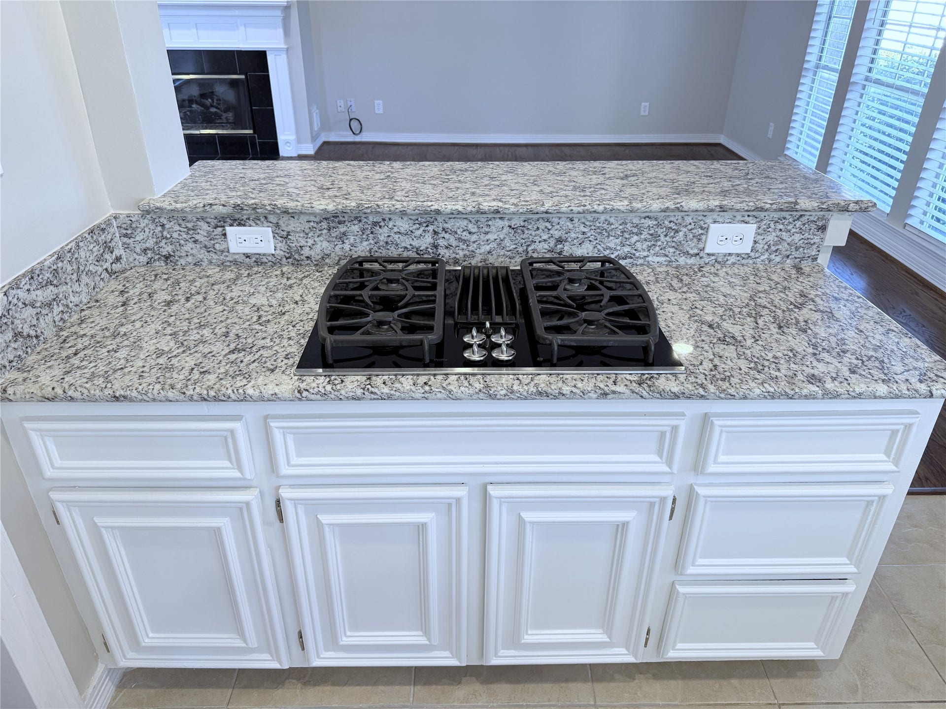 1963 Peden Street, Houston, TX 77019 The kitchen offers a gas cooktop.