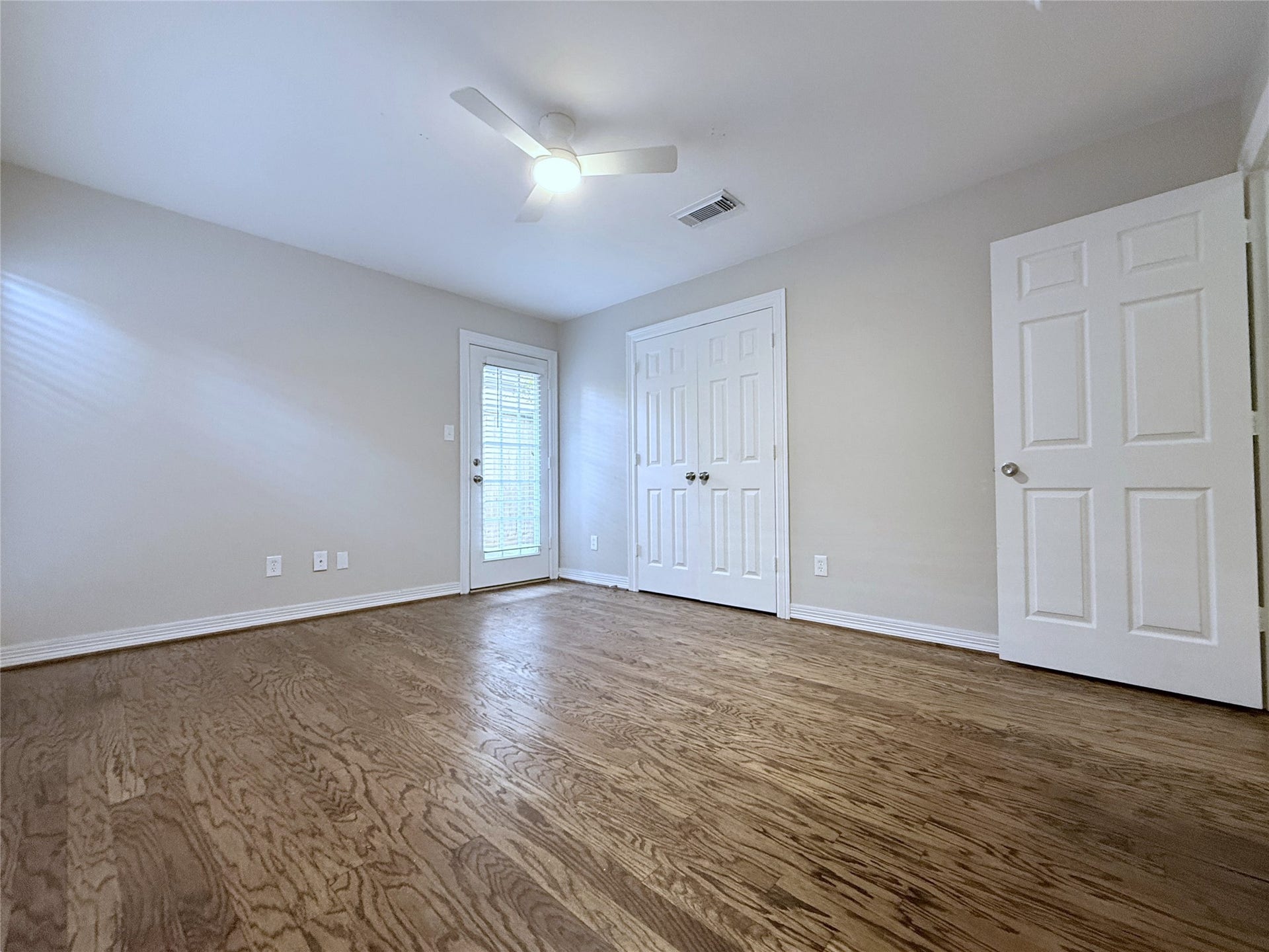 1963 Peden Street, Houston, TX 77019 Behind the double doors is a nicely sized closet. The glass paned door opens in from the patio/yard.