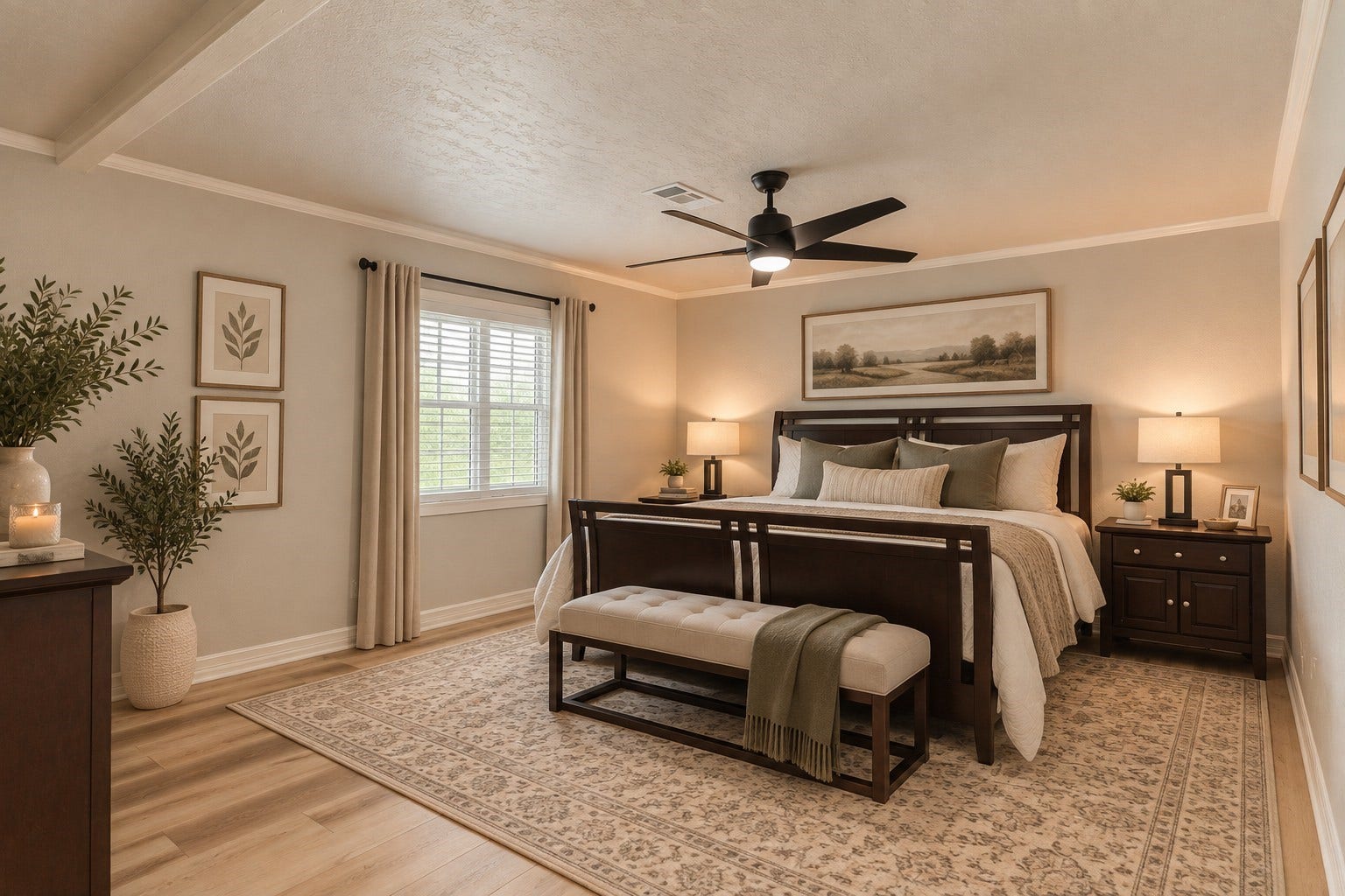 4418 Georgia Street, Santa Fe, TX 77517 Virtually staged Primary Bedroom