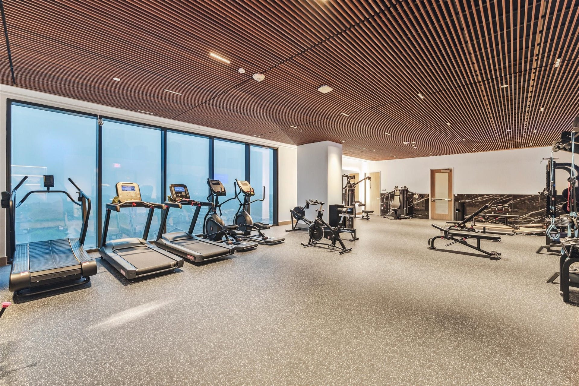 1711 Allen Parkway, #2601, Houston, TX 77019 The gym at the Thompson Hotel is also open to residents.