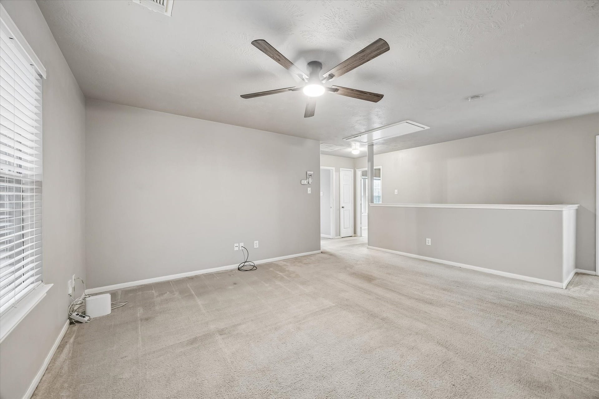 View of the game room