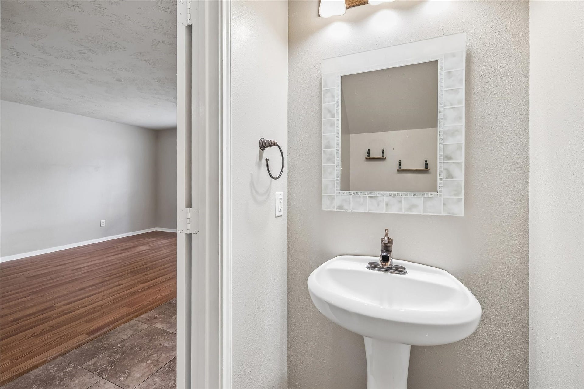 Half bath located near common areas