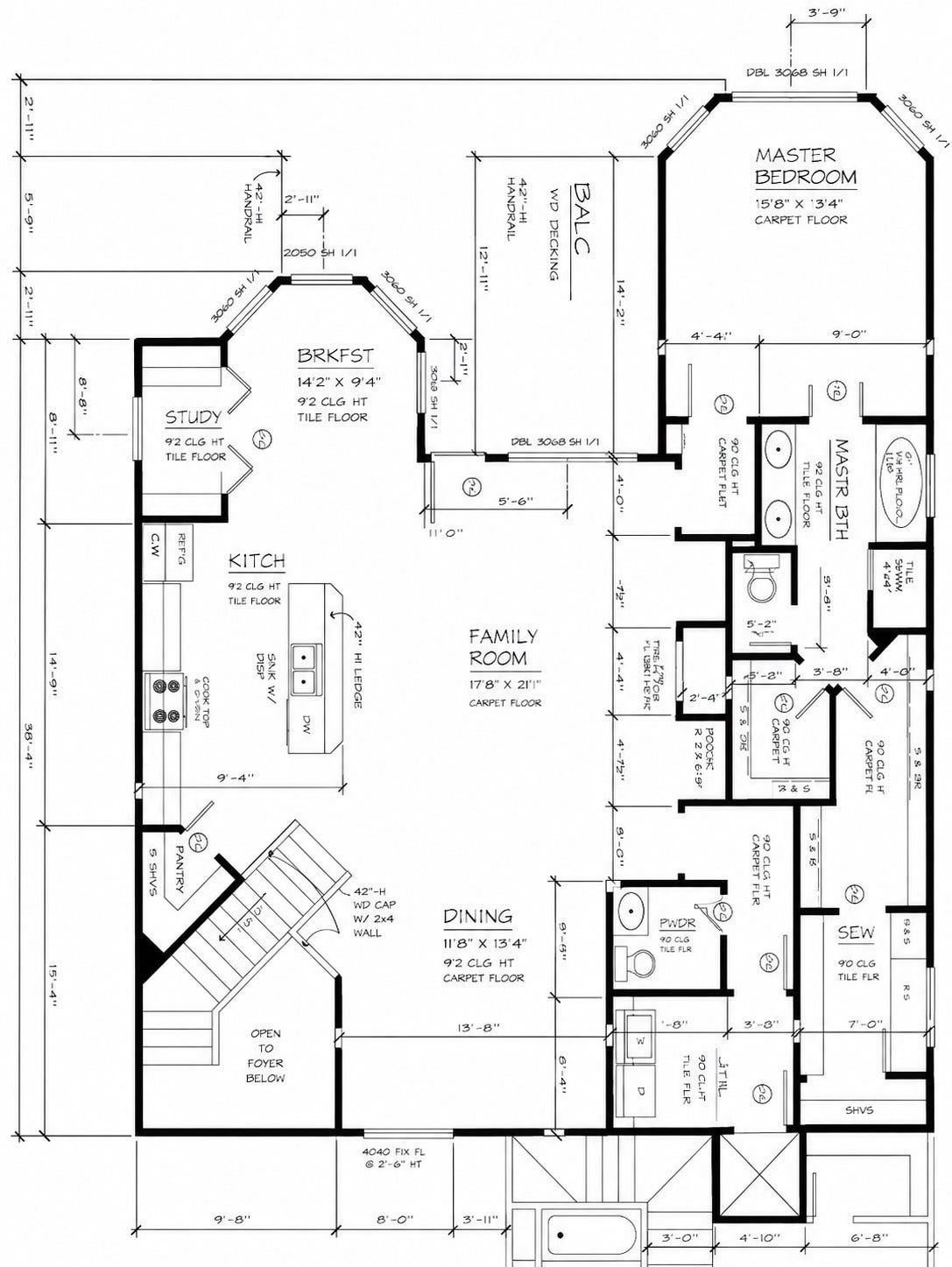 3040 Bayshore Drive, Bacliff, TX 77518 Floor plan - 2nd level. Seller has made some modifications since the home was built in 2001.