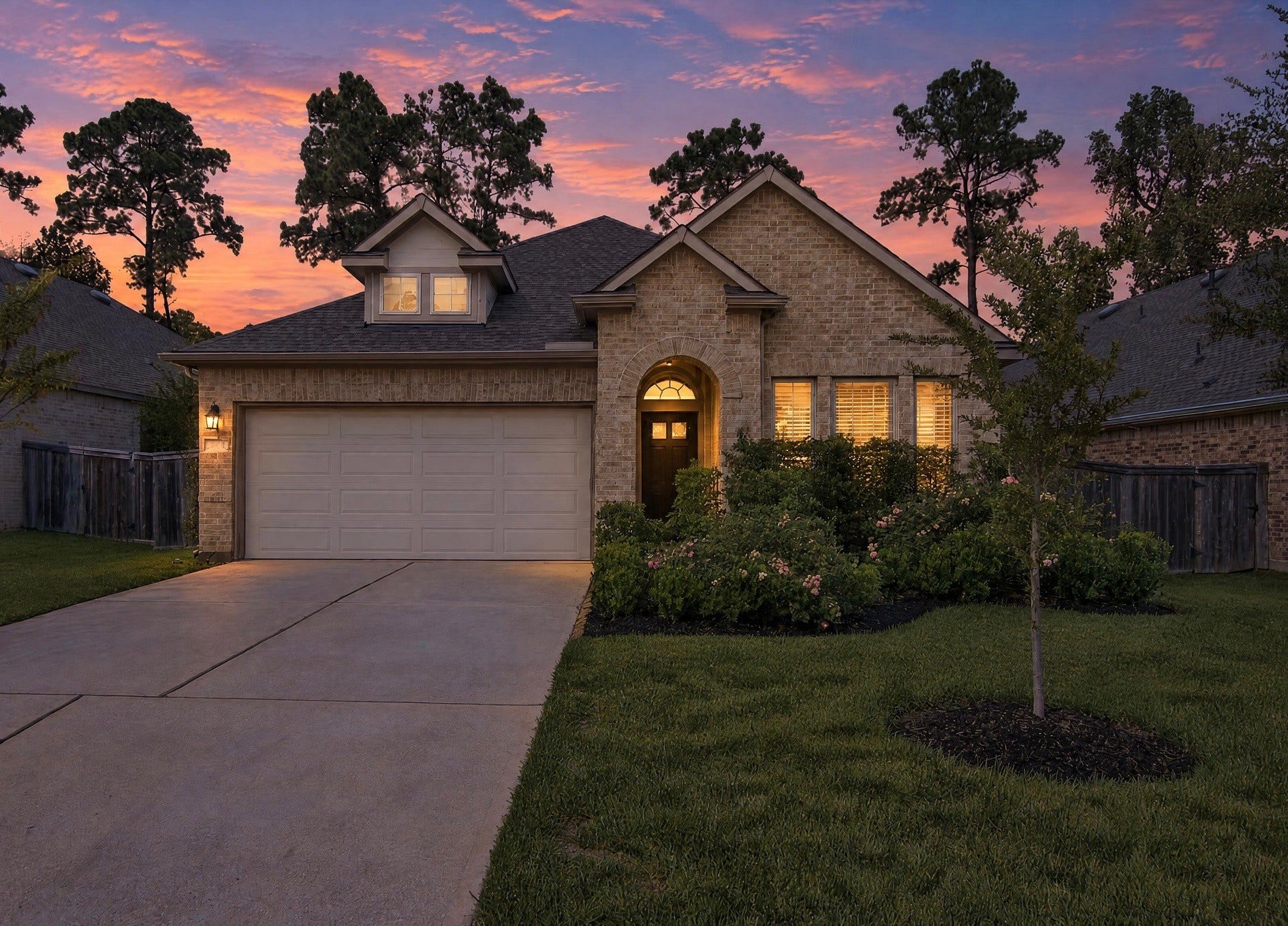 Front of the house