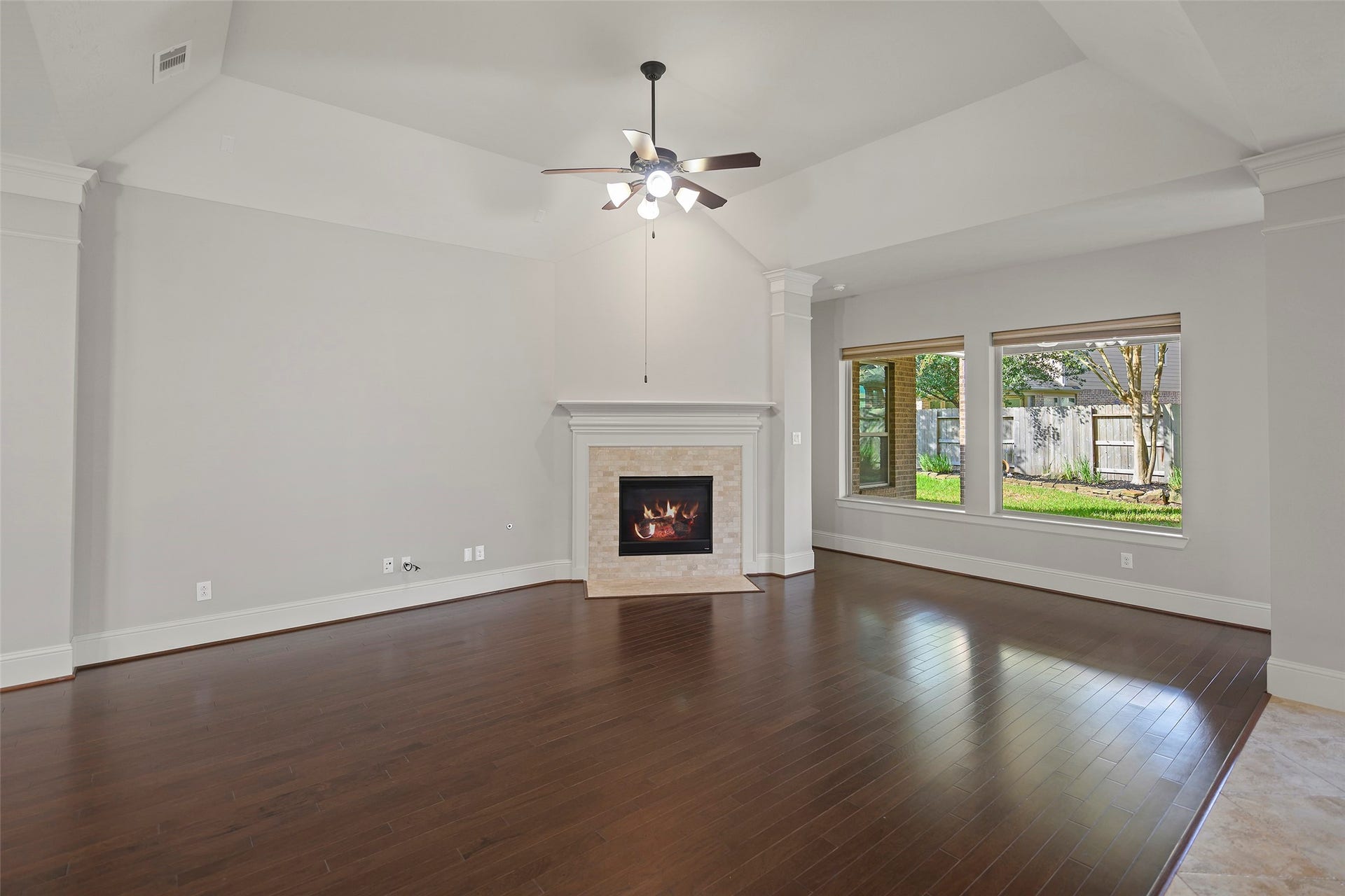 Alternate view of the family room that leads to the primary bedroom