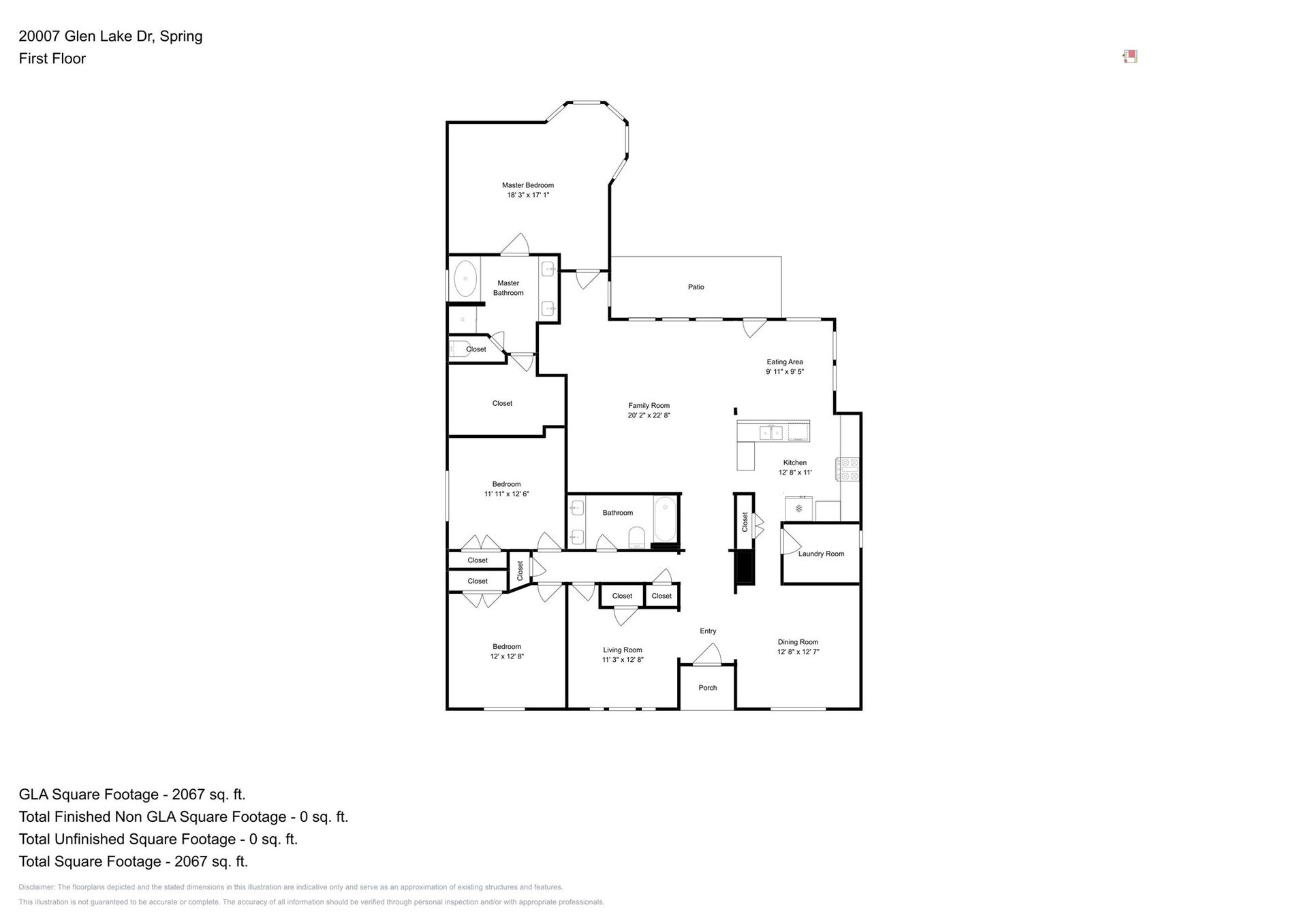 20007 Glen Lake Drive, Spring, TX 77388