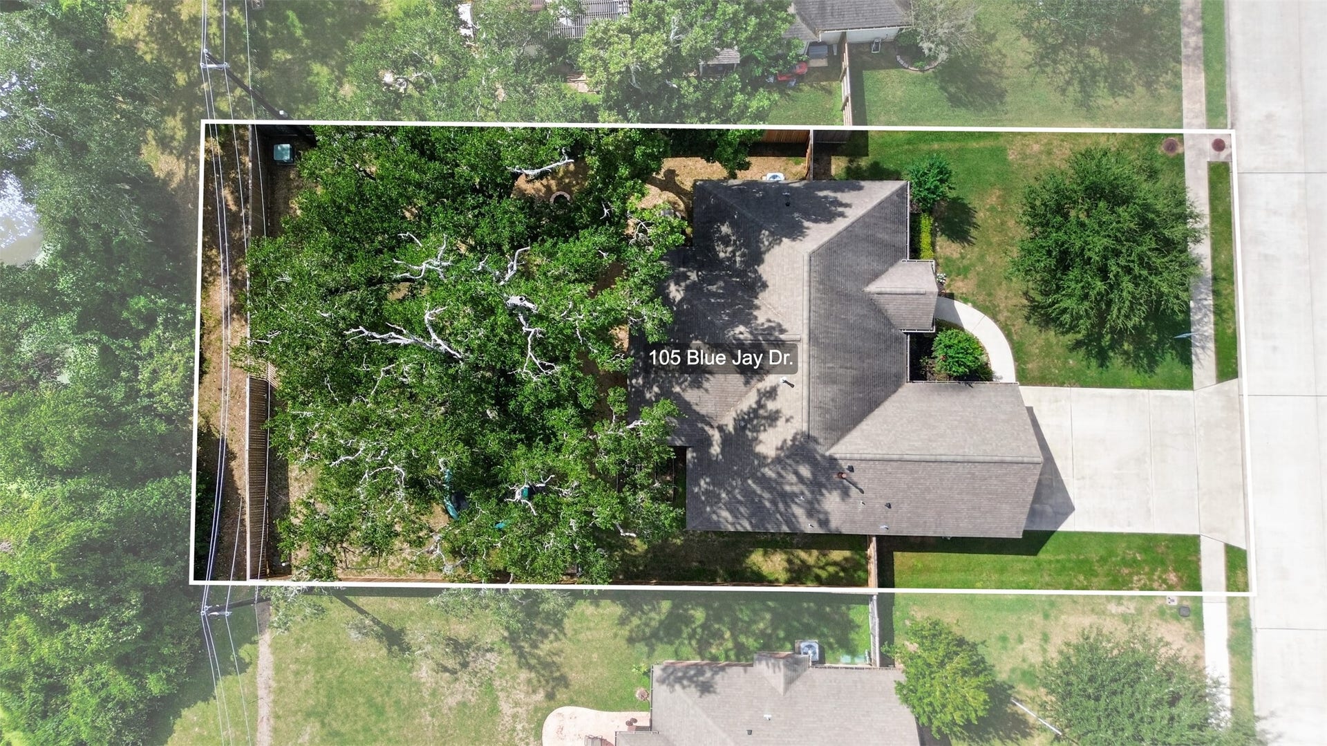 105 Blue Jay Drive, Richwood, TX 77566 Aerial View
