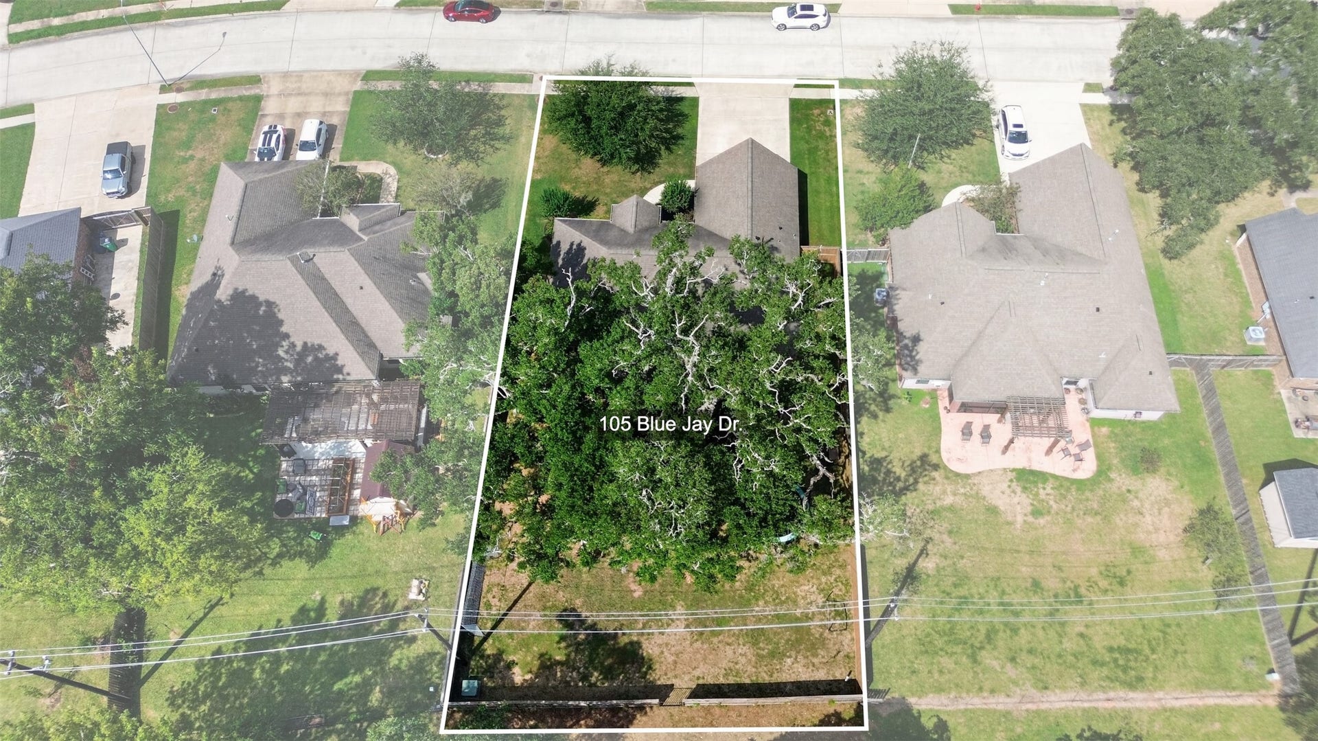 105 Blue Jay Drive, Richwood, TX 77566 Aerial View