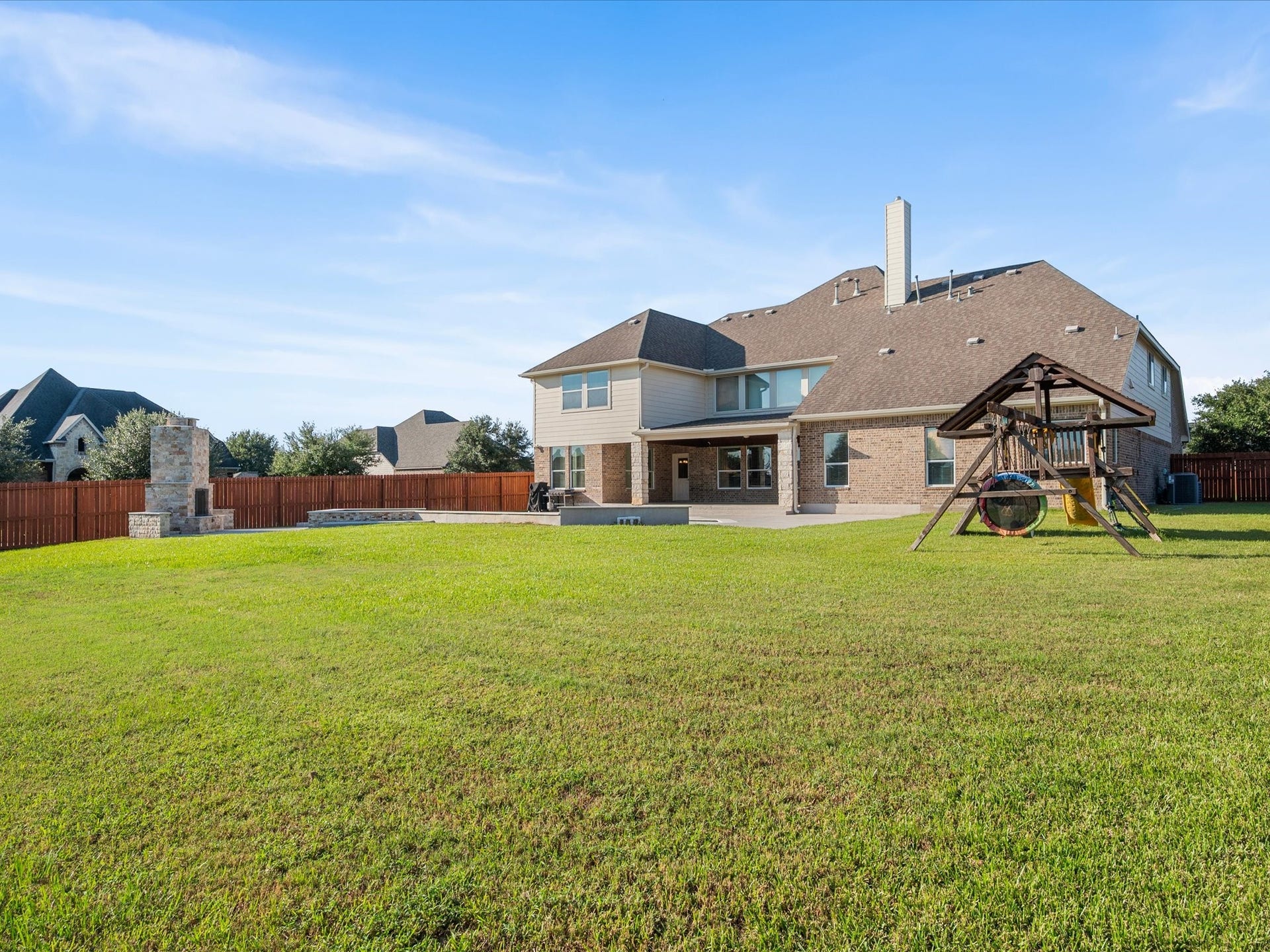 10458 Waterstone Estates Court, Tomball, TX 77375 The expansive grounds offer room to spread out, entertain, enjoy outdoor activities, or simply savor the space and privacy of this impressive homesite.