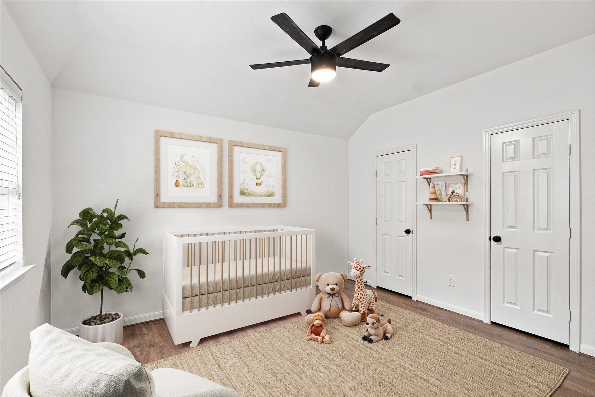 47 Alderon Woods Place, Spring, TX 77382 The third bedroom includes a closet making it a flexible space for guests or a home office. Virtually staged for layout purposes.