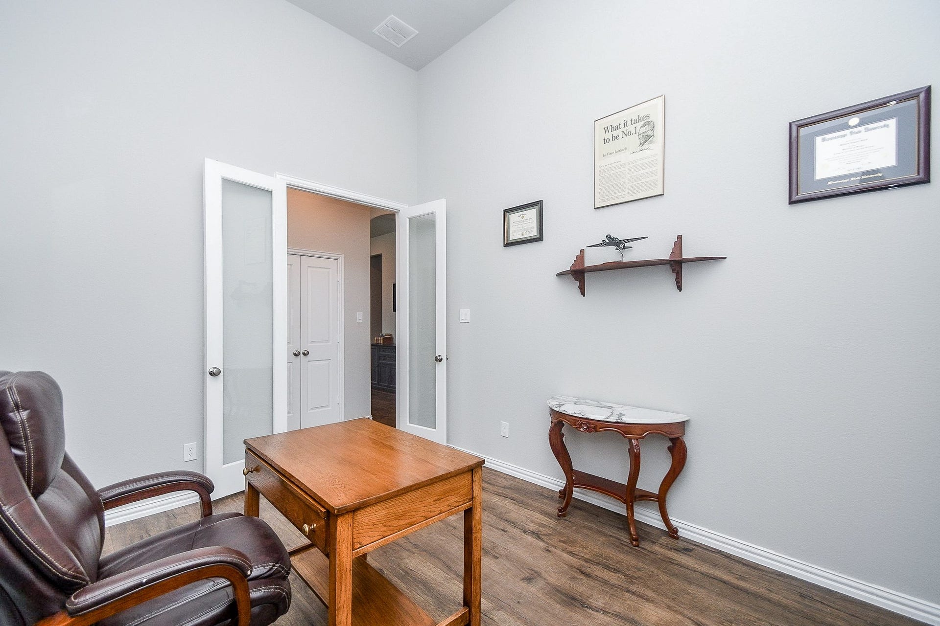 2703 Ripe Amber Cup Court, Richmond, TX 77406 Study/home office located near the front entry with double doors and easy access to the main living areas.