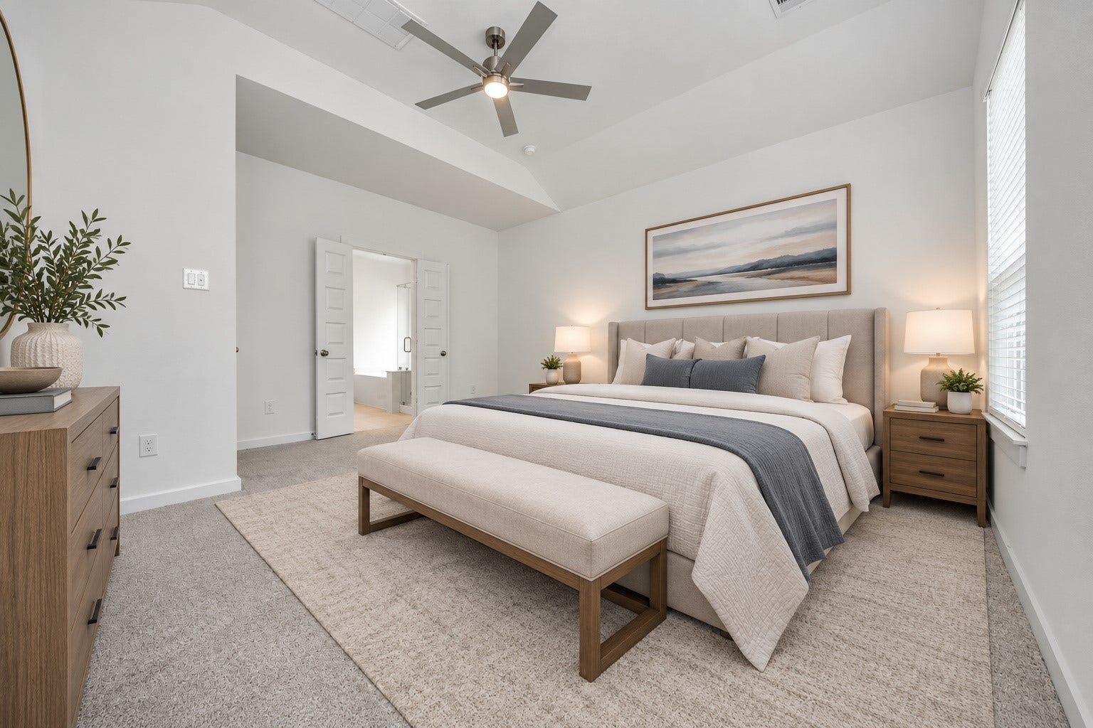 24511 Broad Park Ct, Spring, TX 77373 *Virtually Staged*
Primary Bedroom. Sample photo of completed home with similar floor plan. Actual colors and selections may vary.