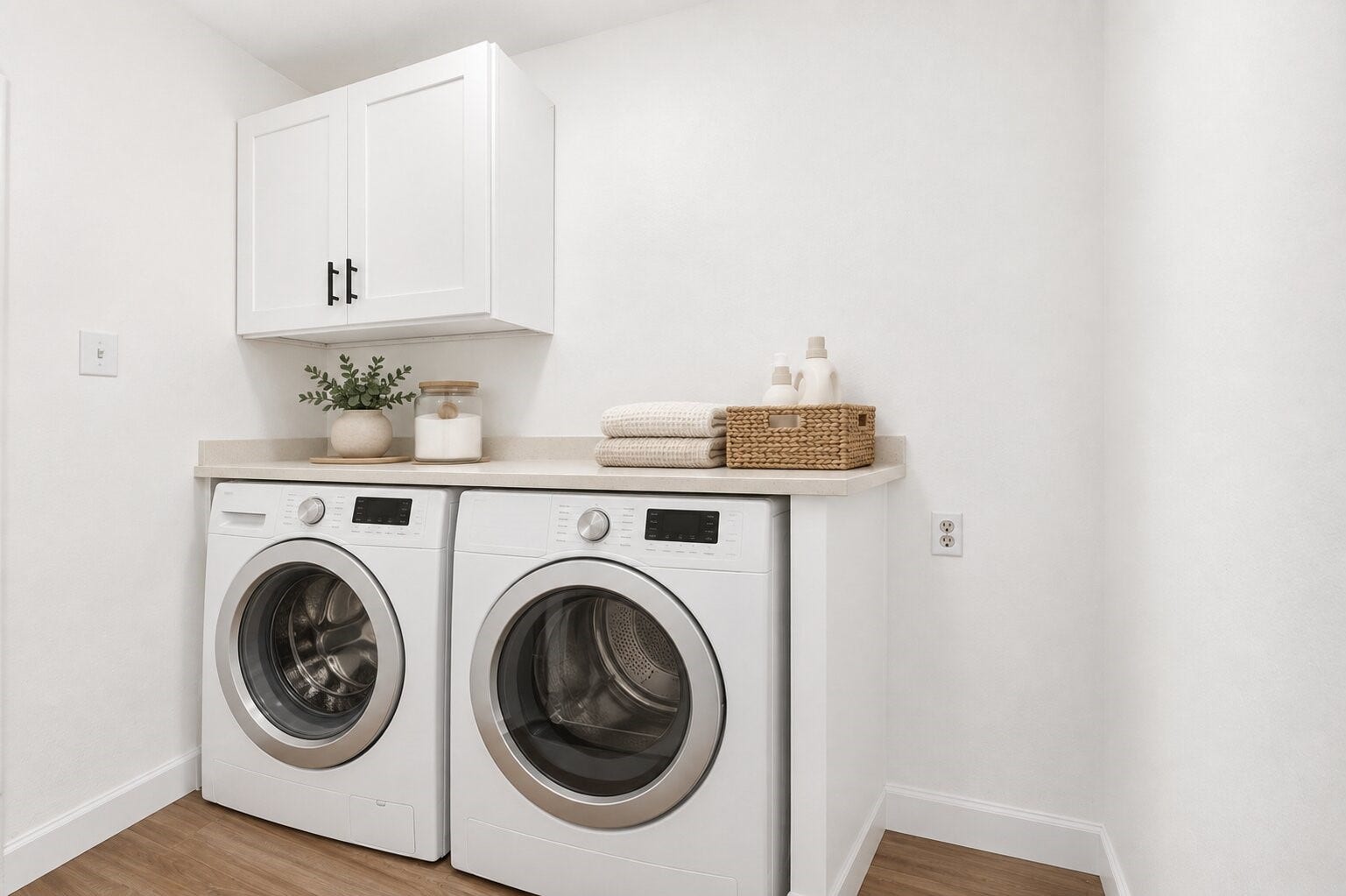 1826 Hilton Head Drive, Missouri City, TX 77459 Laundry Area: Virtually Staged Image.