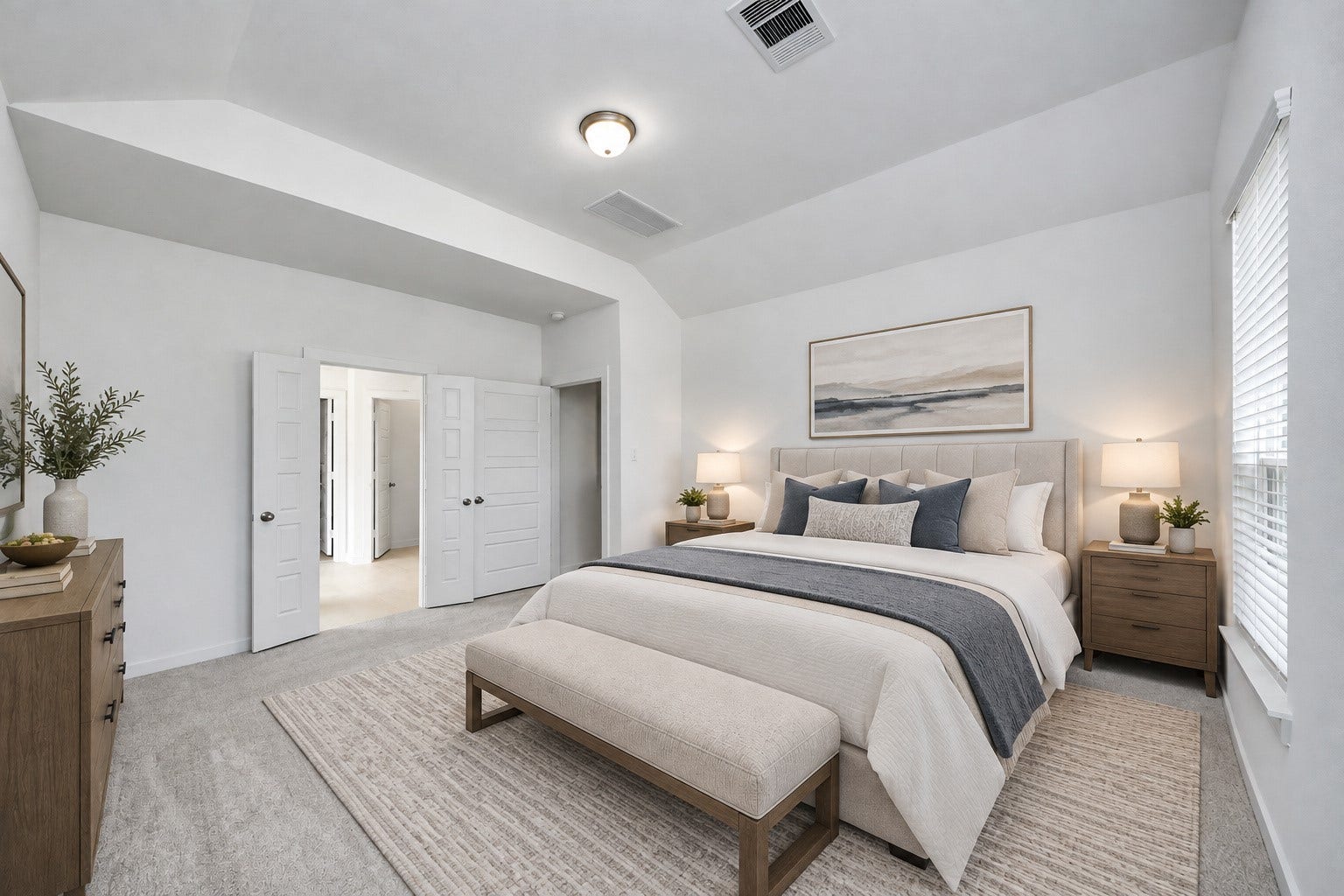 2203 Demeter Place, Fresno, TX 77545 Virtually Staged - Primary Bedroom. Sample photo of completed home with similar floor plan. Actual colors and selections may vary.