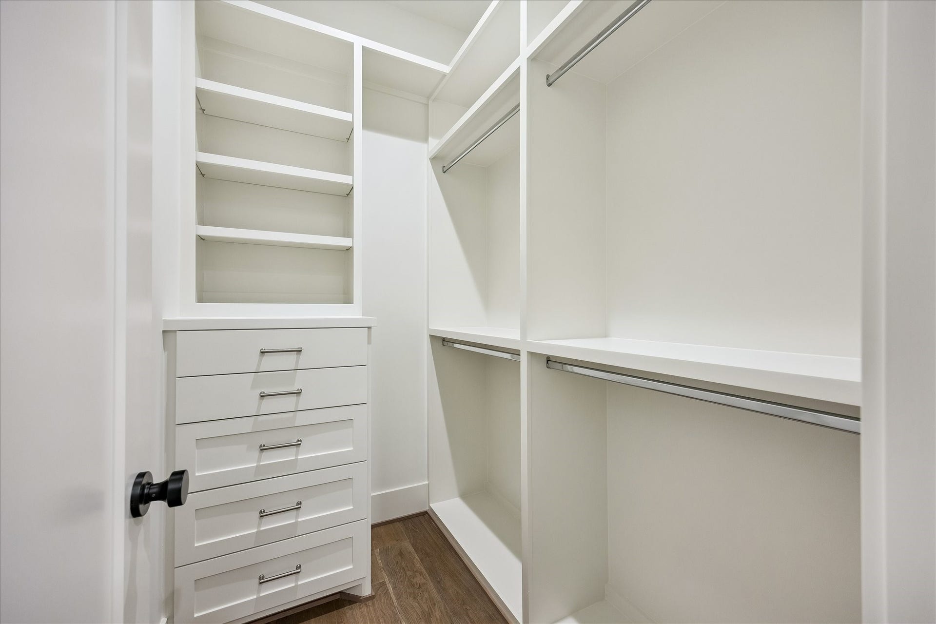 6303 Rodrigo Street, #A, Houston, TX 77007 Spacious secondary closet with custom built-ins.