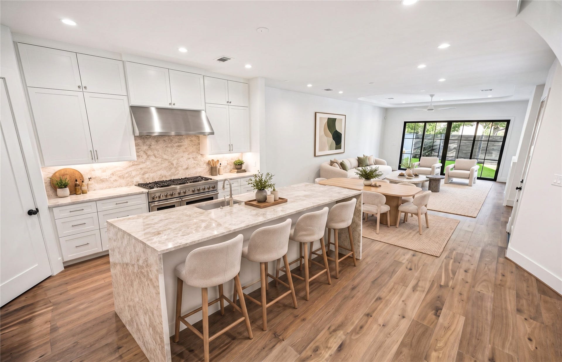 6303 Rodrigo Street, #A, Houston, TX 77007 Thoughtfully designed for everyday living and entertaining. (virtual staging)