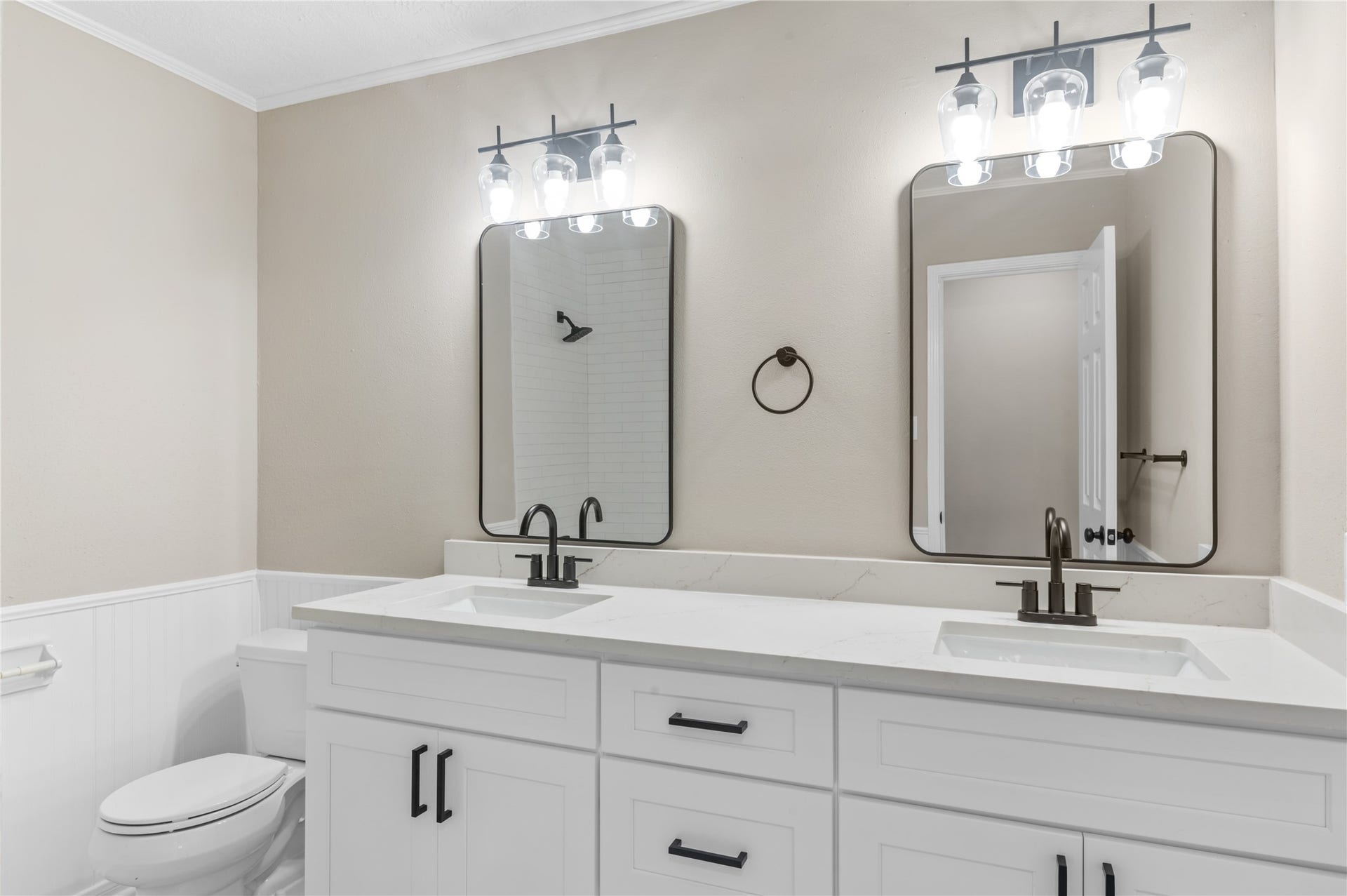 27249 Lana Lane, Oak Ridge North, TX 77385 Second bathroom with double sinks