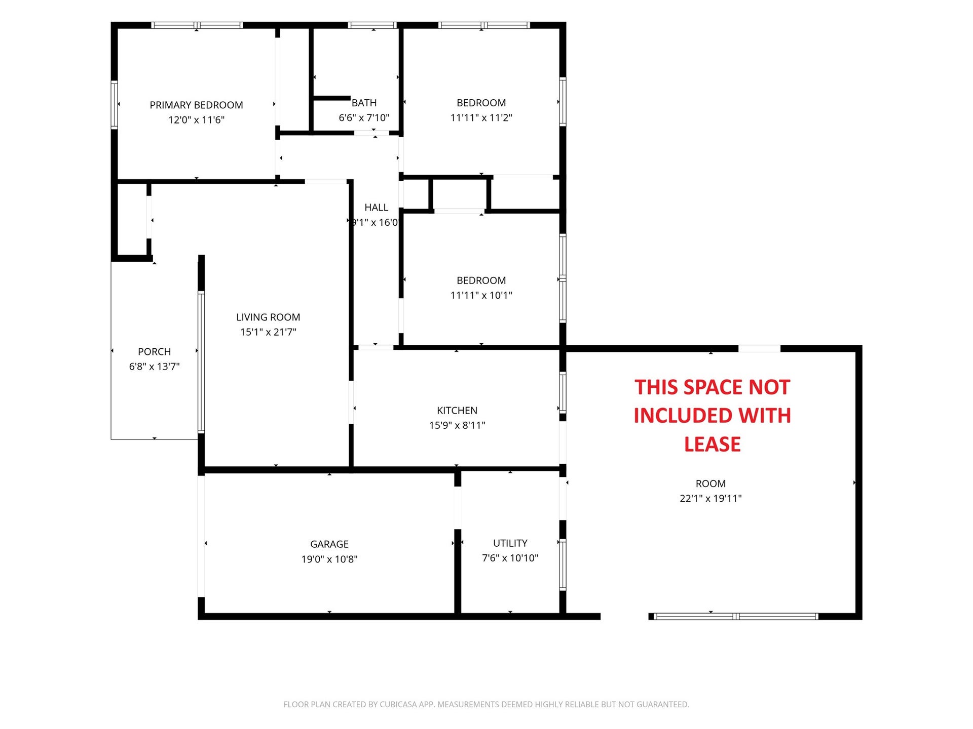 119 West Avenue, Pasadena, TX 77502 floor plan