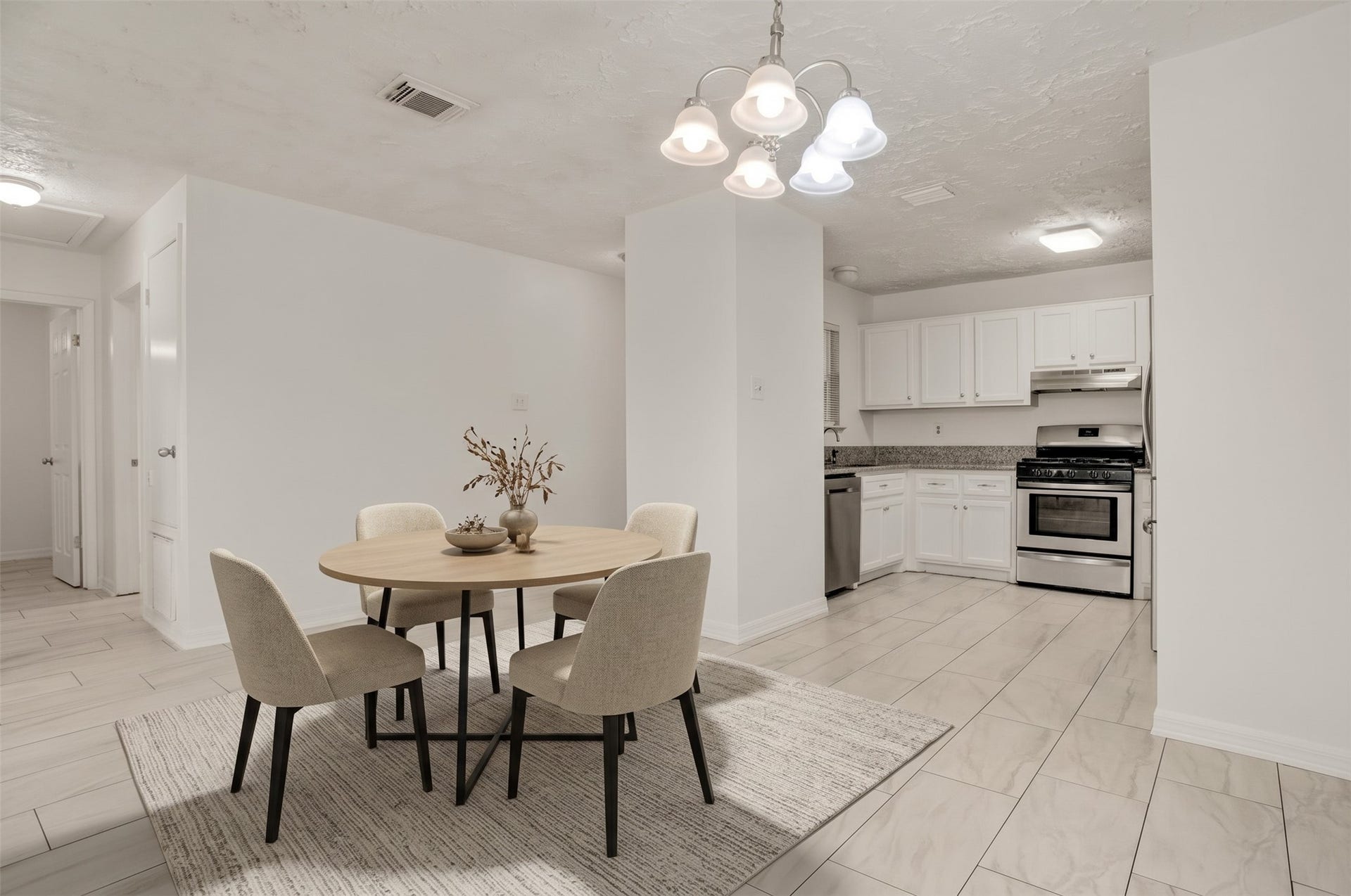 Fresh and functional kitchen designed for everyday living. *virtually staged*