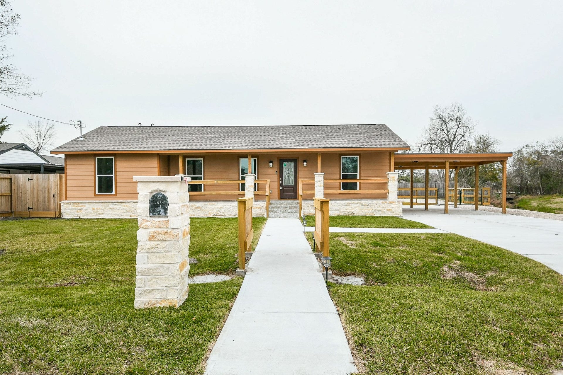 3200 Hoover Street, La Marque, TX 77568 Beautifully remodelled home at the end of a quiet street.