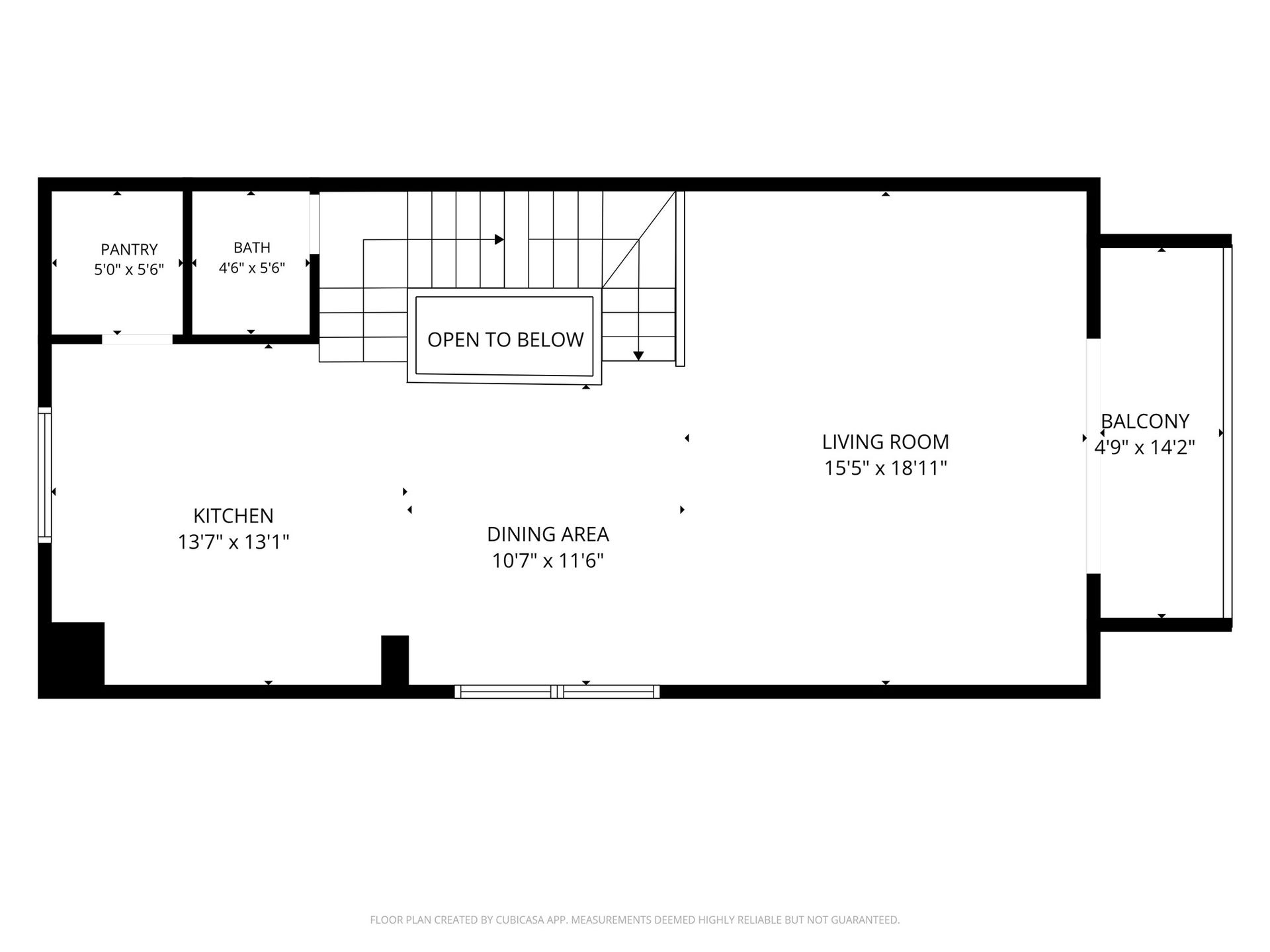 2521 Francis Street, Houston, TX 77004 Floor plan for second floor (Sample photo from same floor plan next to the address)