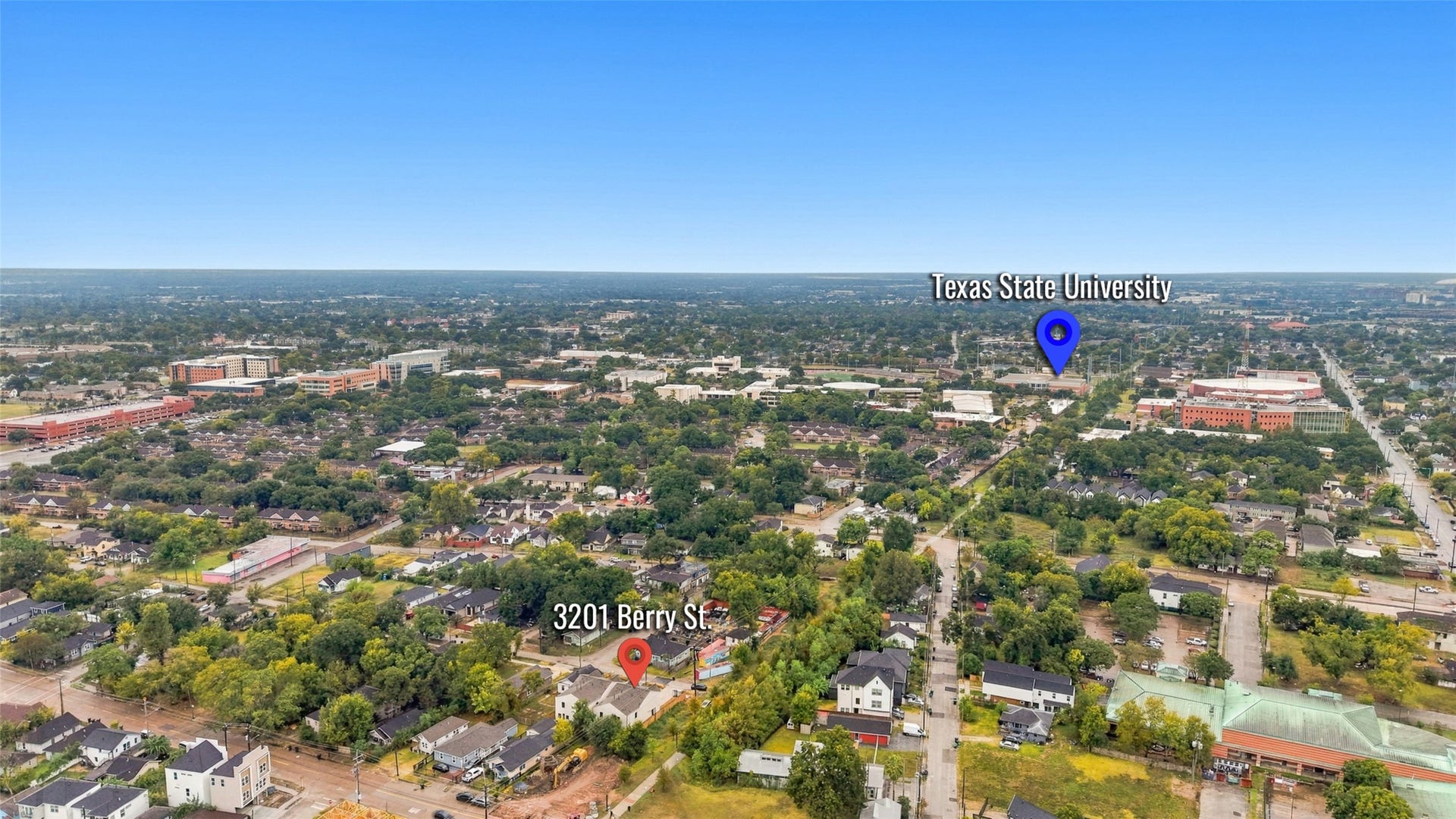 3201 Berry Street, #A/B, Houston, TX 77004 Prime location just minutes from Texas State University, offering easy access to educational and recreational facilities in a vibrant neighborhood.
