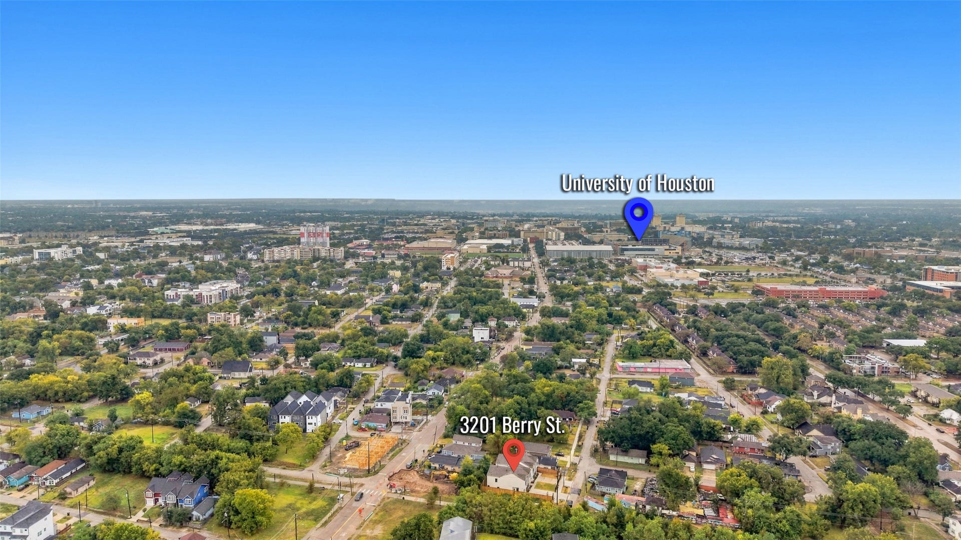 3201 Berry Street, #A/B, Houston, TX 77004 Prime location near the University of Houston and Texas Southern University, this home offers convenient access to educational and recreational amenities in a vibrant neighborhood setting.