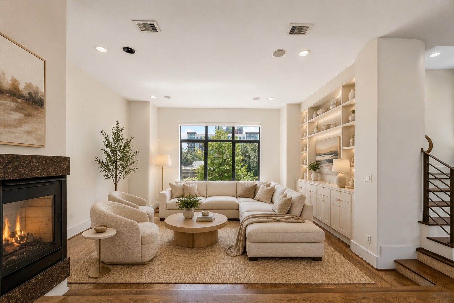 1110 Autrey Street, #C, Houston, TX 77006 Virtually staged photo