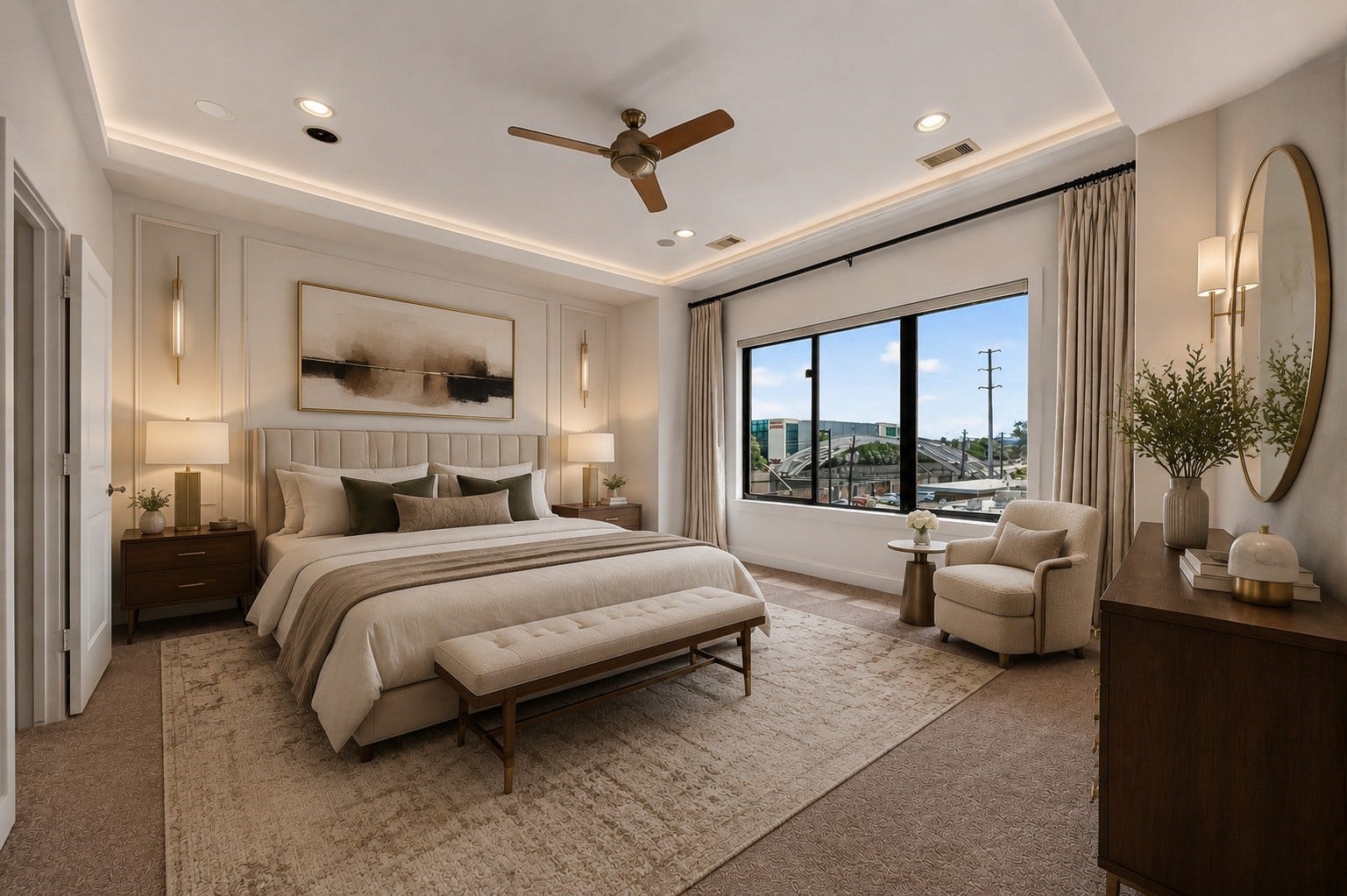 1110 Autrey Street, #C, Houston, TX 77006 Virtually staged photo