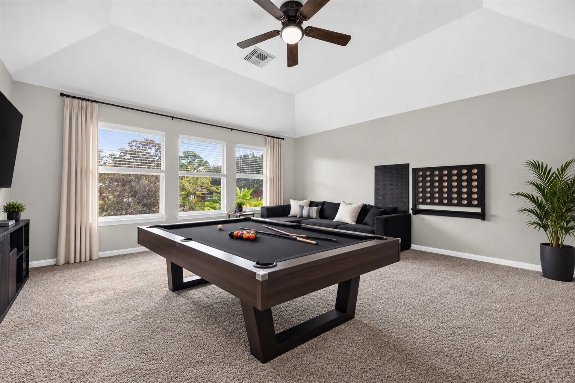 11235 Stoney Meadow Drive, Houston, TX 77095 Enjoy a large game room perfect for game nights.