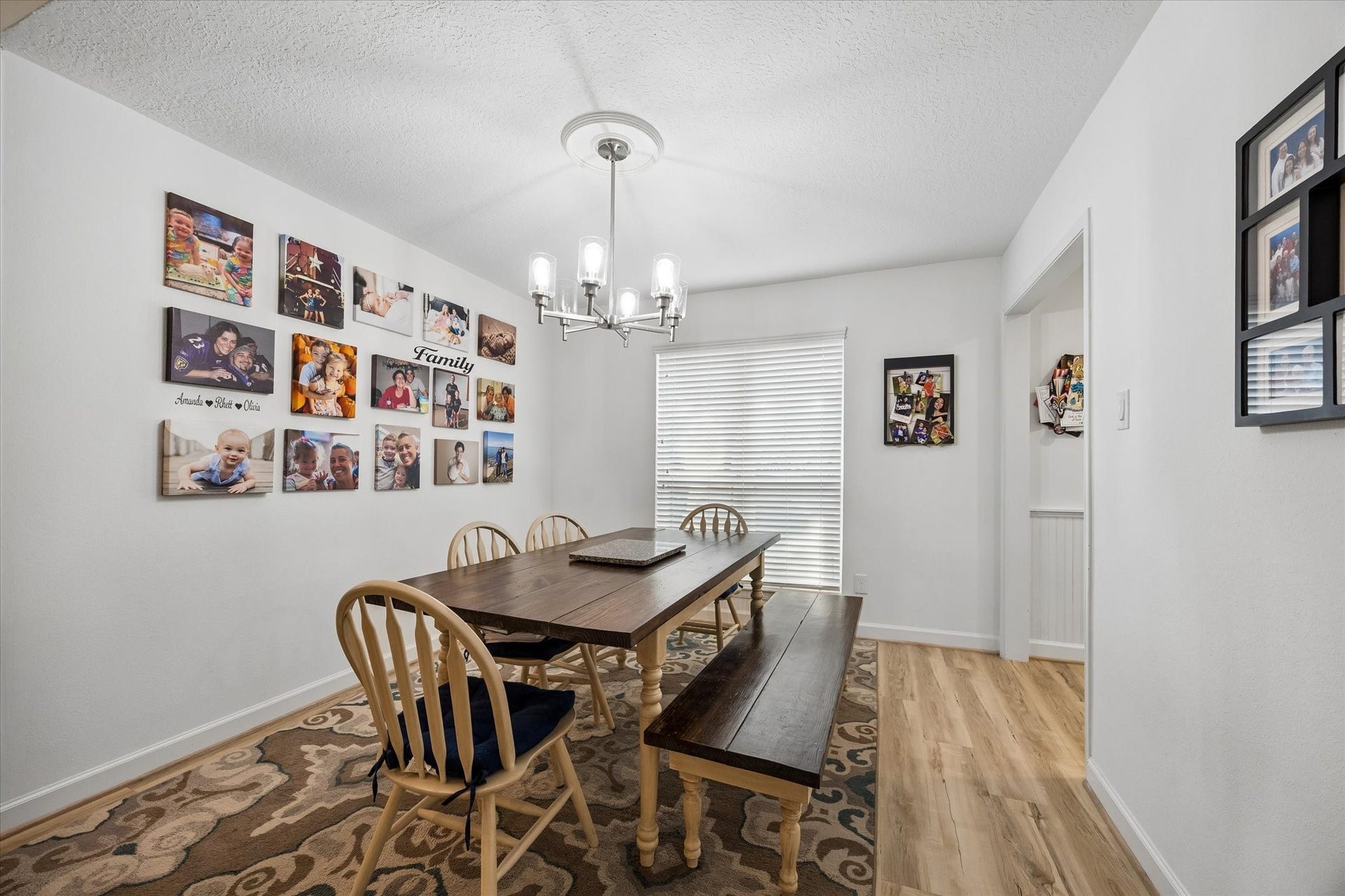 5914 Y Street, Katy, TX 77493 Another view of spacious dining room with large window, recently replaced with high-end dual pane window!