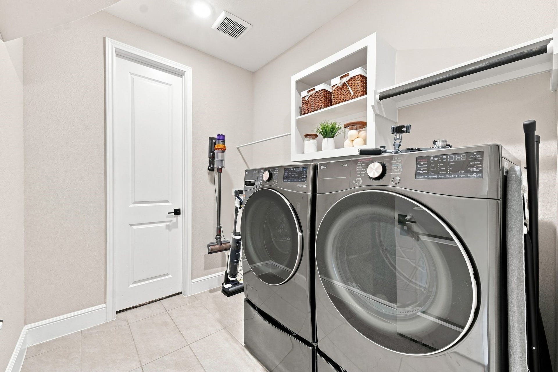 3011 Lantana Trail, Katy, TX 77493 Laundry room is access to hallway or primary suite closet. Laundry room does include plumbing rough-ins should new owner want to install a utility room sink.