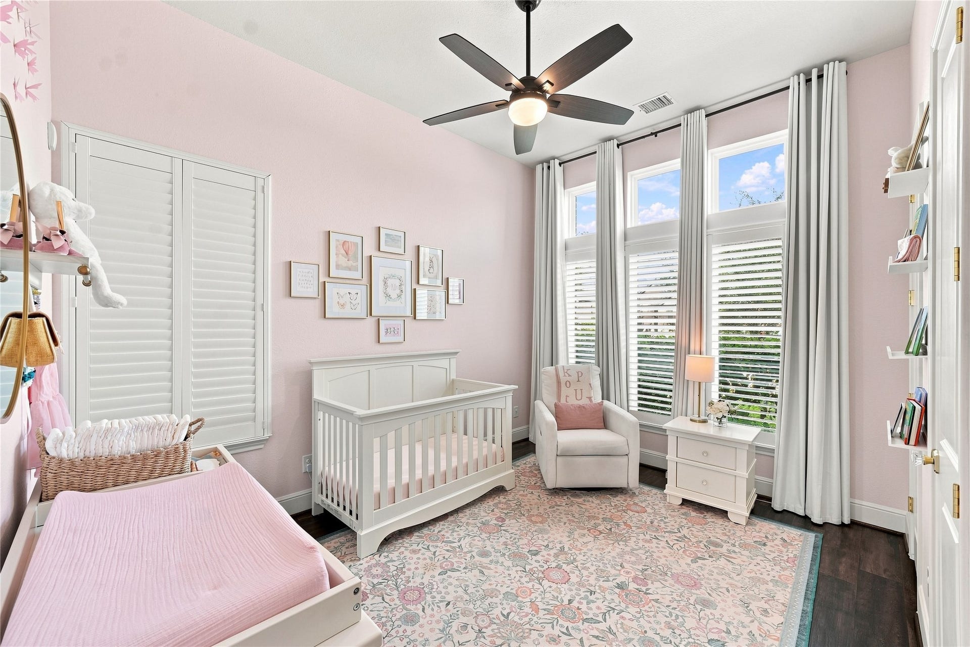 3011 Lantana Trail, Katy, TX 77493 The downstairs bedroom is current set up as a nursery, but could be a guest room, office, or bonus room.