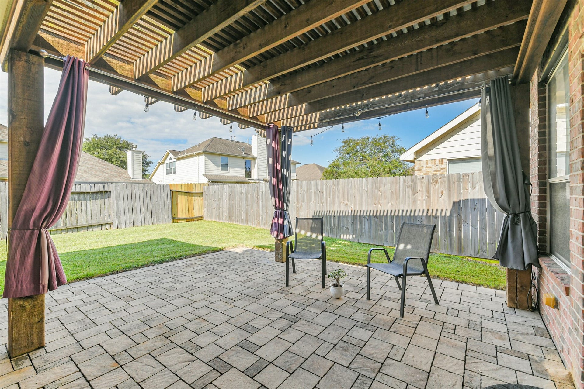 Covered outdoor patio