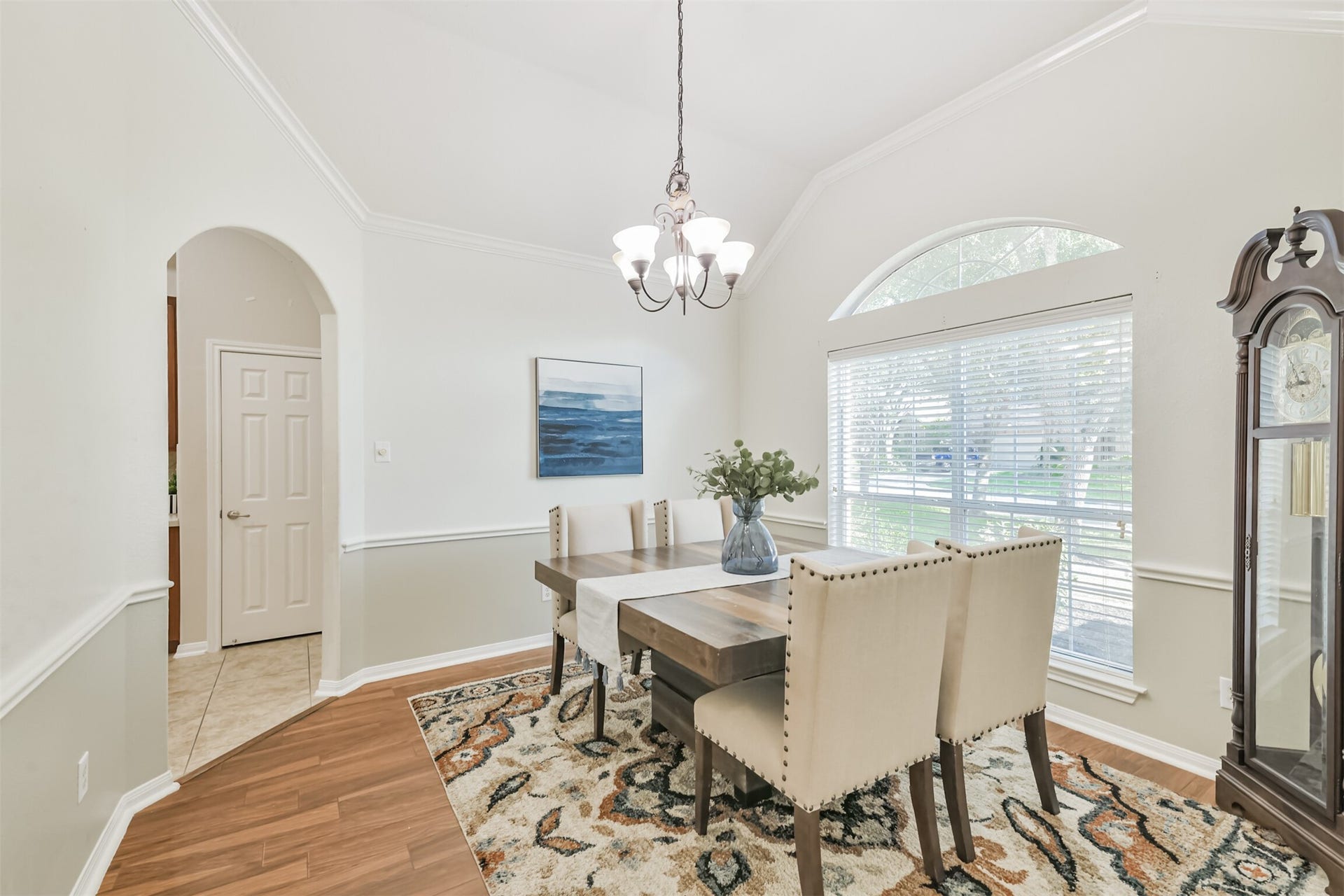 Formal dining room.