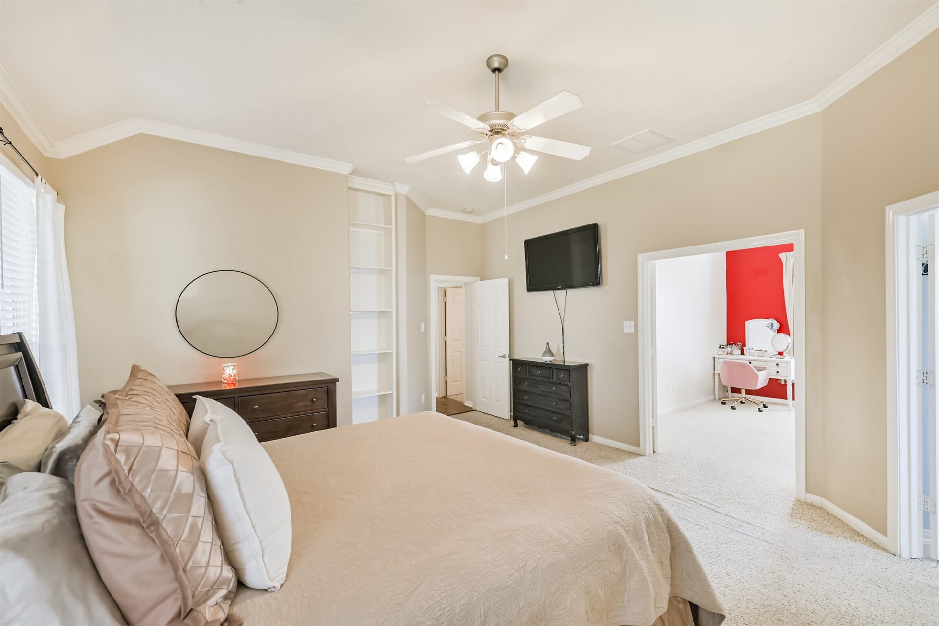 lots of options with this bonus room off the primary.
