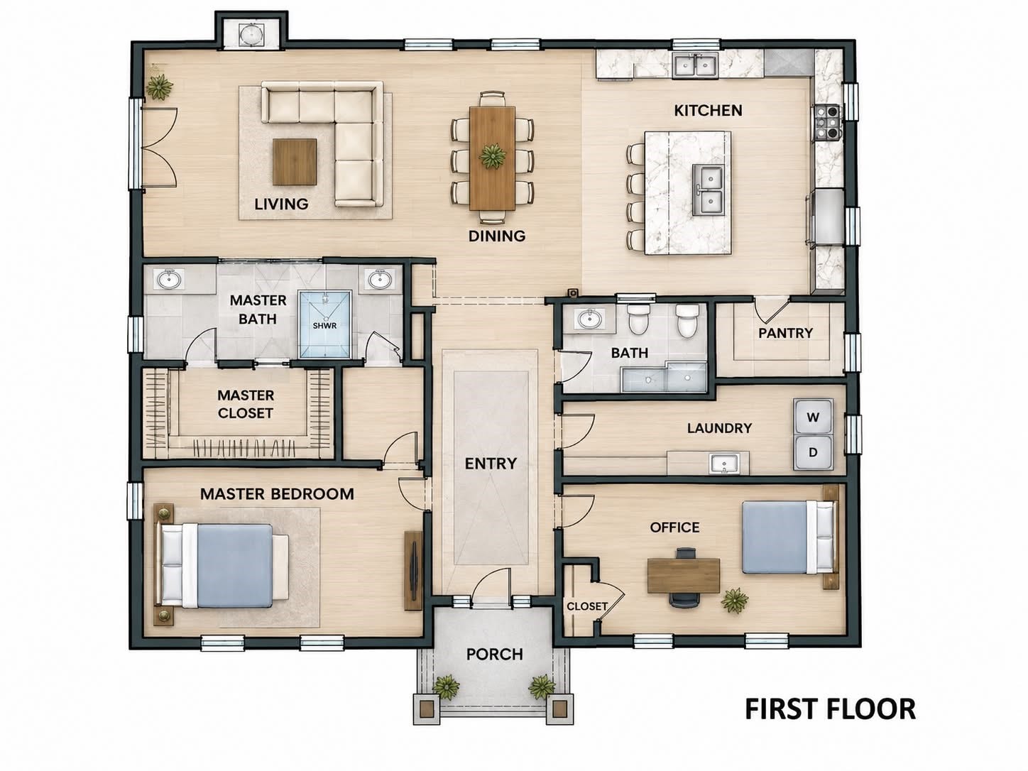 17030 Forest Trail Drive, Channelview, TX 77530 AI generated similar to floor plan
