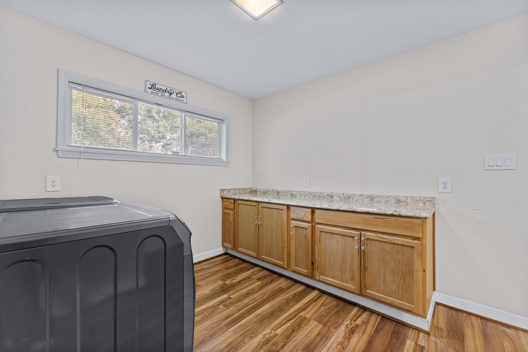 Welcome to your SUPER-SIZED laundry room!