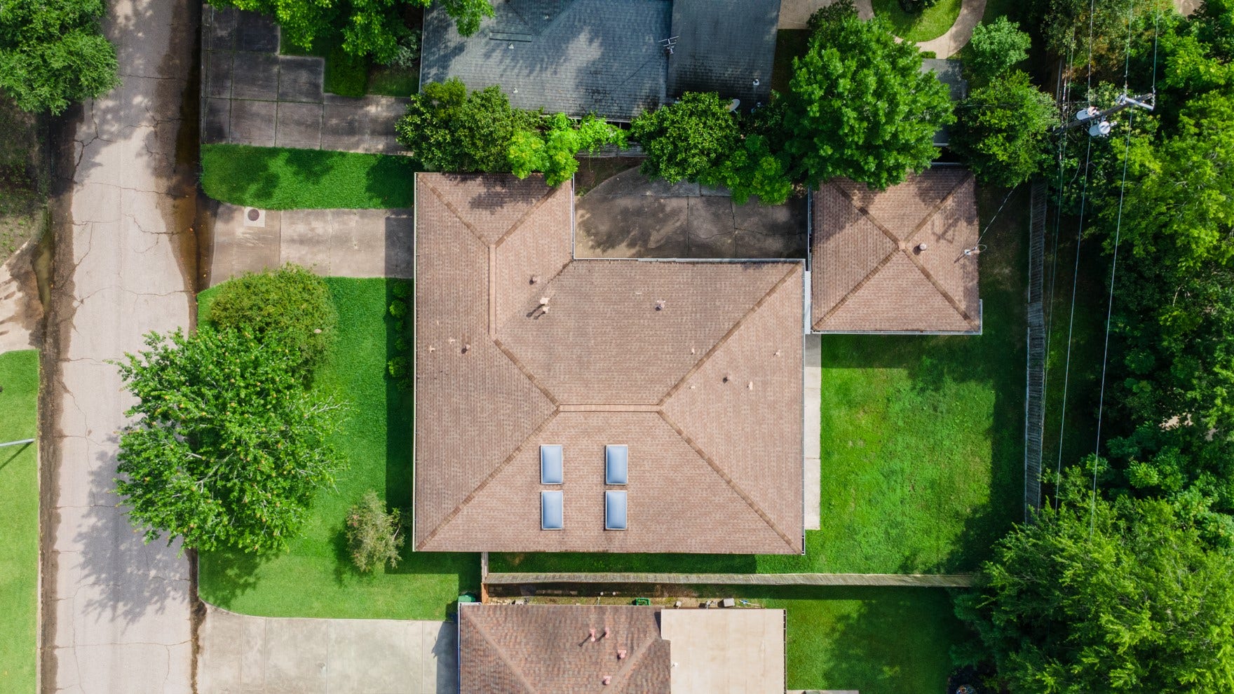 Aerial view of this wonderful property!