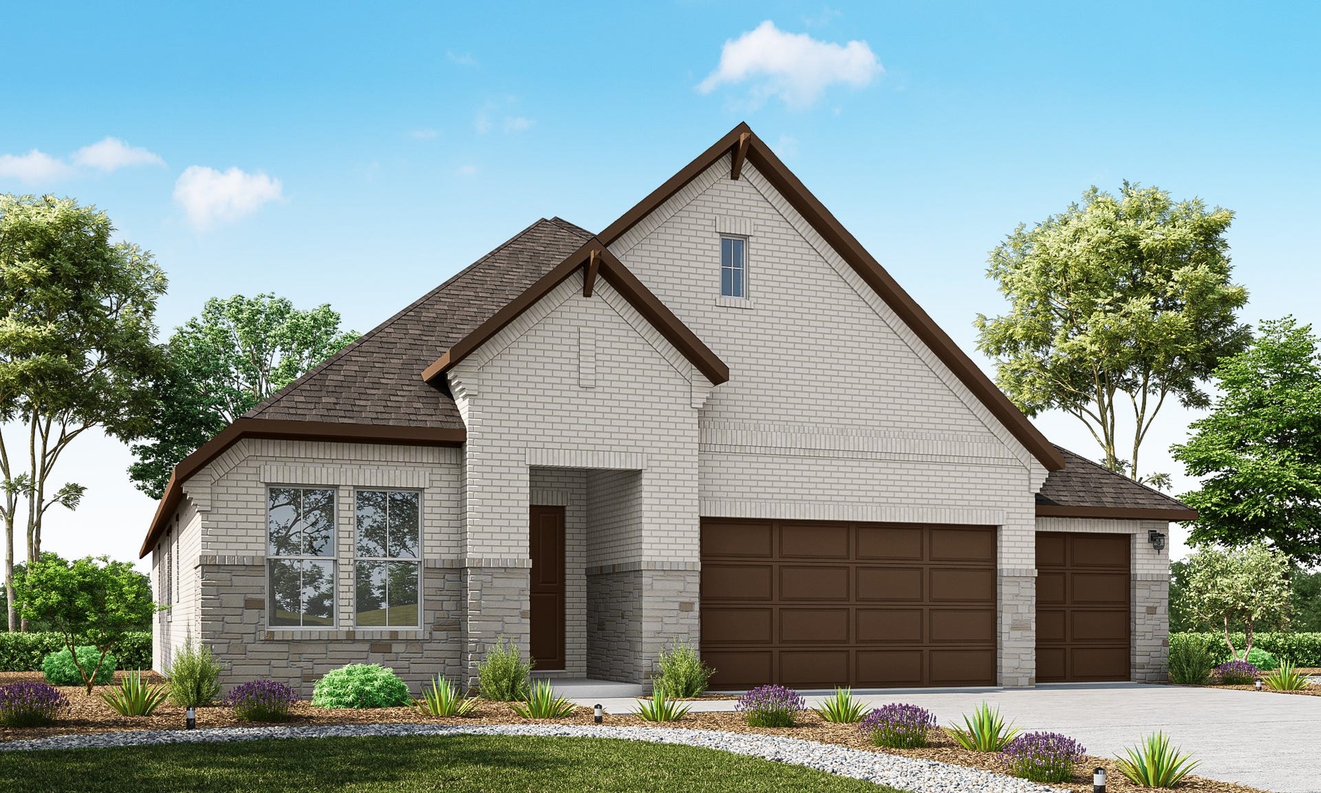 7051 Putter Point Drive, Porter, TX 77365 Artist rendering of the home exterior currently under construction. Design elements, colors, and features are conceptual and may vary from the finished product.
