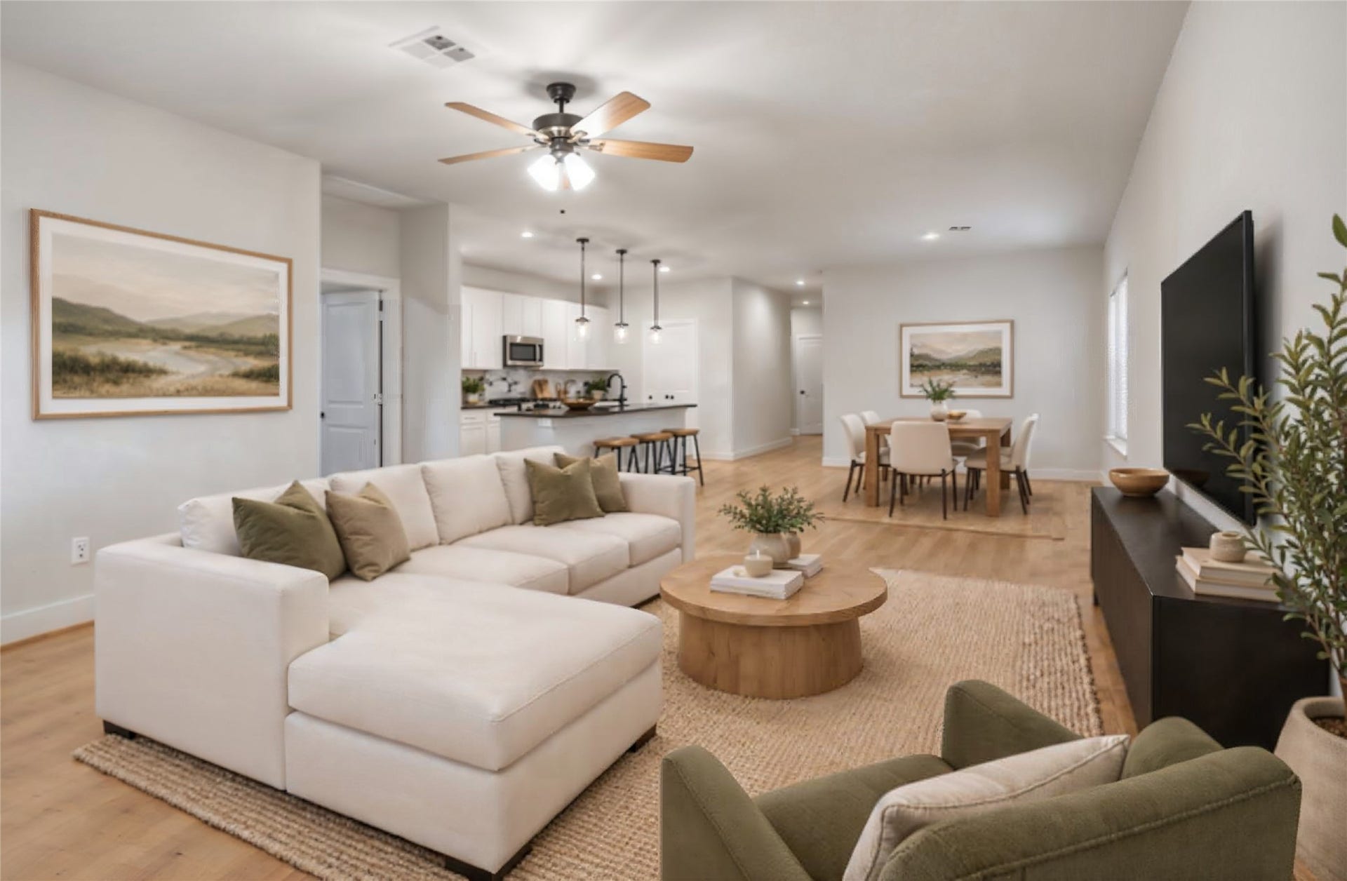 Virtual staging
